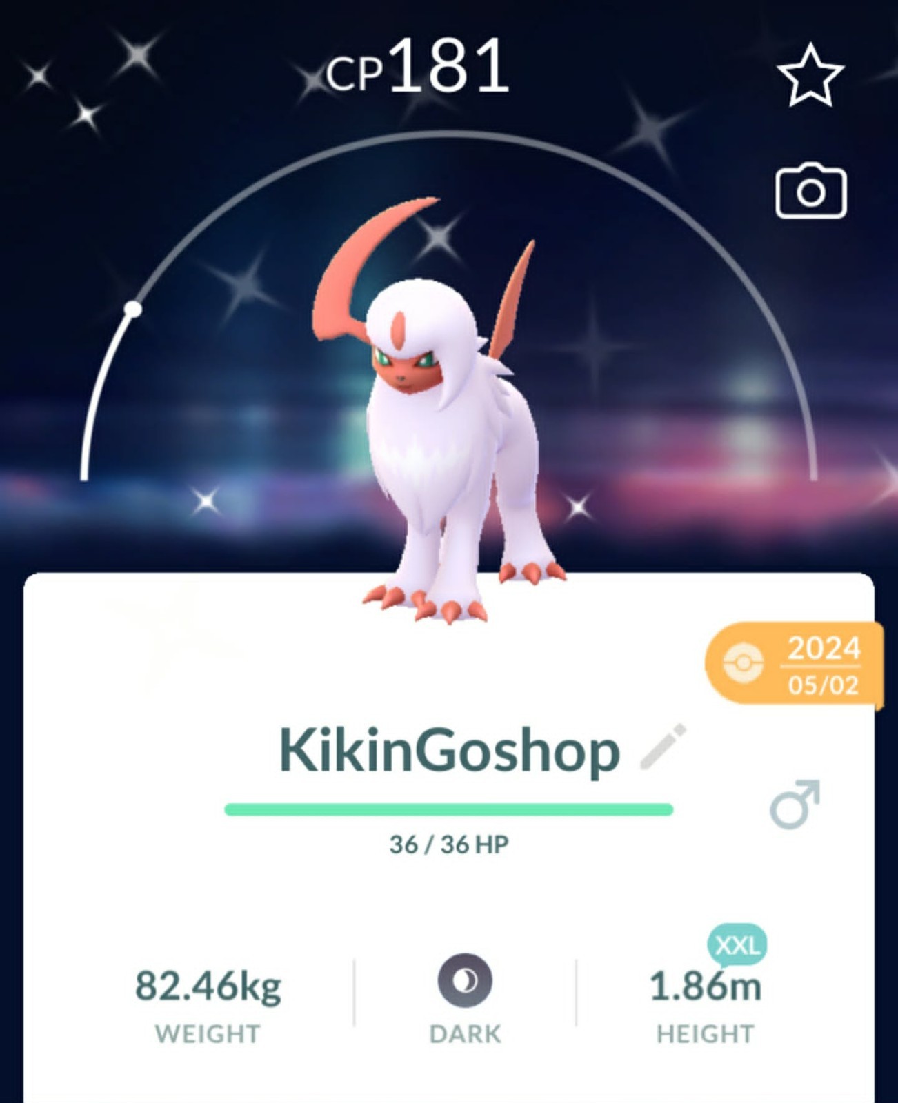 1/2 ✨POKÉMON XXL✨SHINY XXL ✨20K DUST TRADE OR BUILD FRIENDSHIP✨| POKE GO