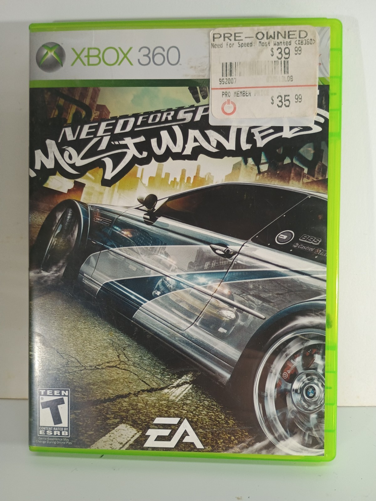 Need for Speed: Most Wanted (Microsoft Xbox 360, 2005) COMPLETE! Tested! Working