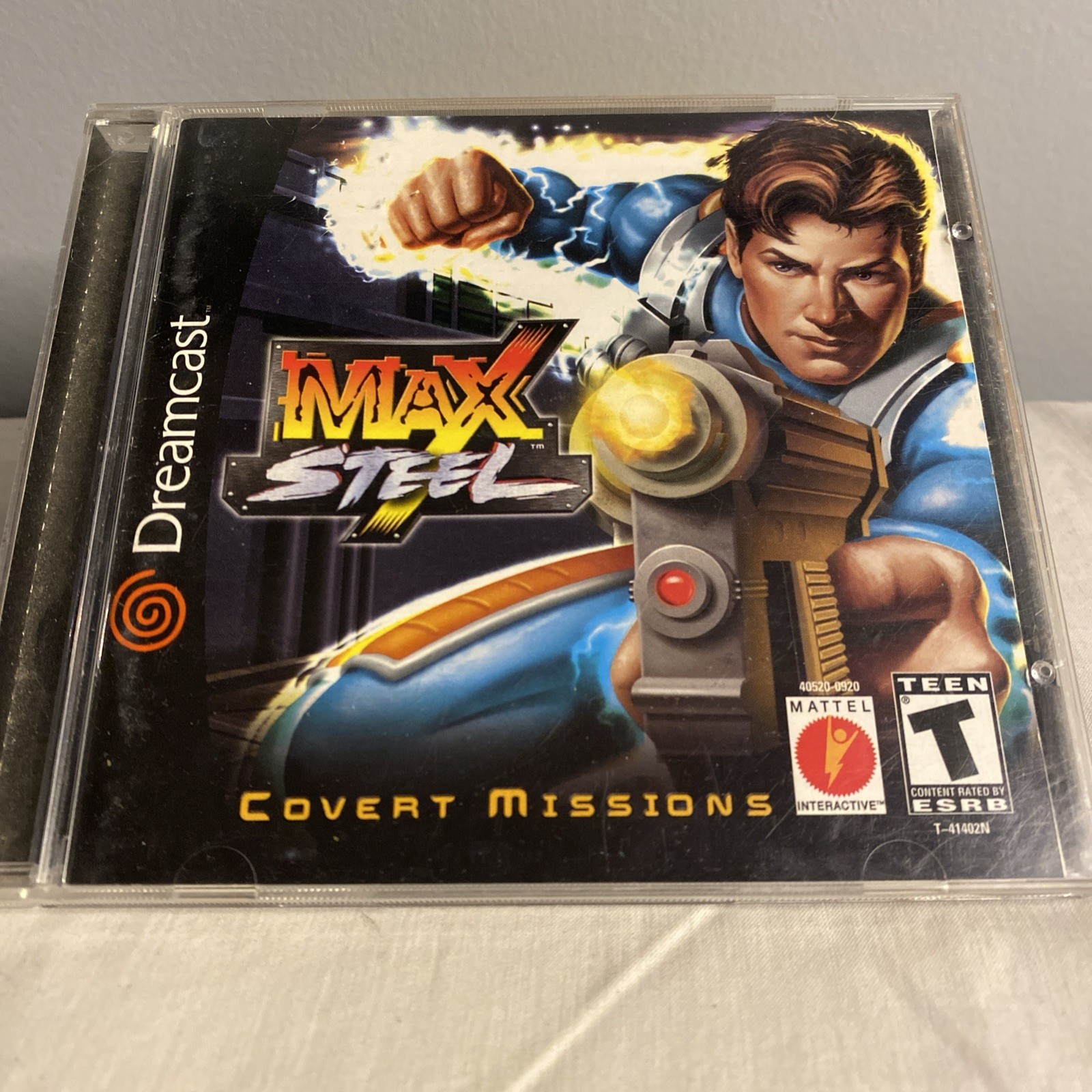 Sega Dreamcast Max Steel: Covert Missions 2000 Pristine Condition, Mint Disc