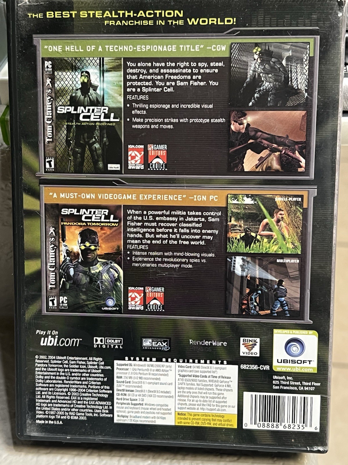 Tom Clancy’s Splinter Cell: Espionage Pack PC Tested