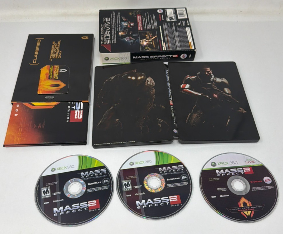 Mass Effect 2 Collectors’ Edition Xbox 360 Complete In Box!