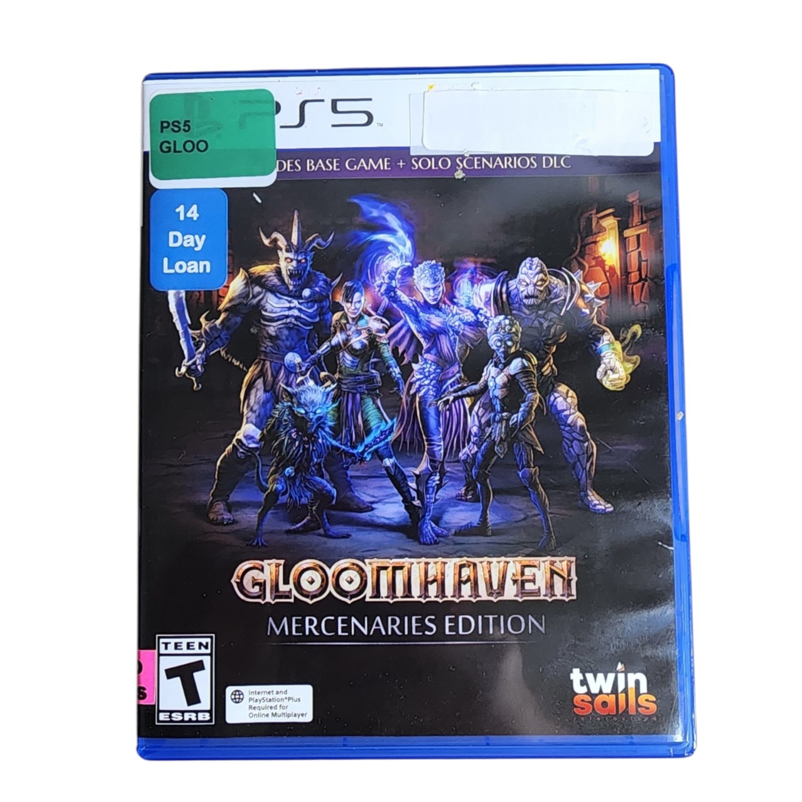 Gloomhaven Mercenaries Edition Sony PlayStation 5 Video Game Used PS5 Free Ship