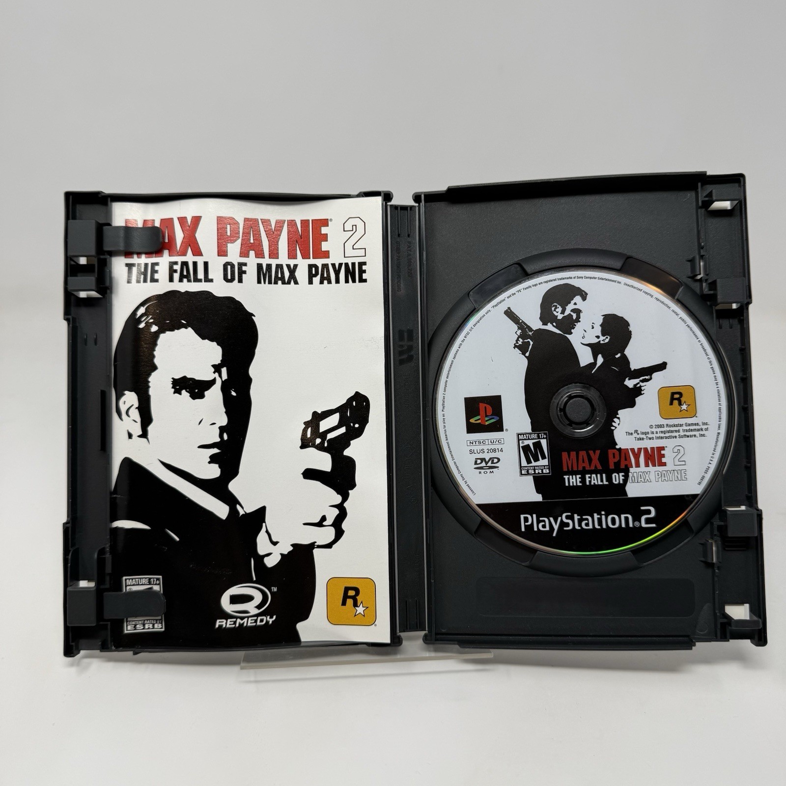 Max Payne 2: The Fall of Max Payne (Sony PlayStation 2, 2003) – Complete In Box