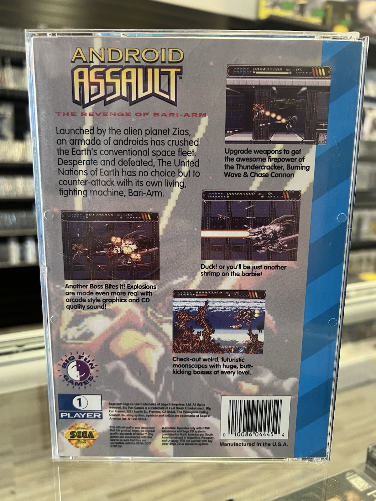 Android Assault: The Revenge of Bari-Arm (Sega CD, 1994)
