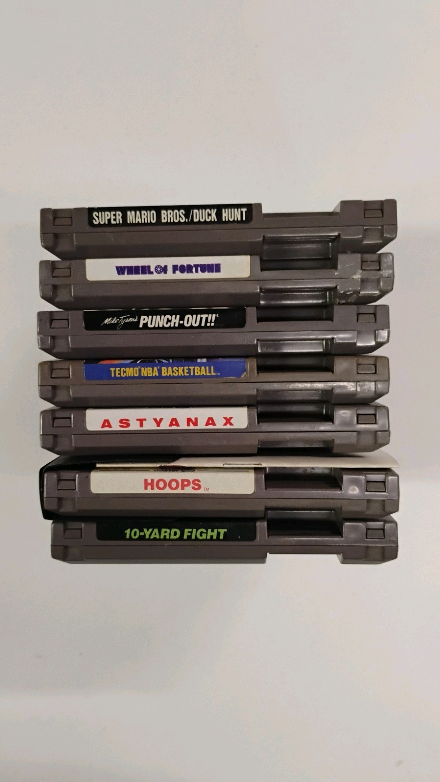 Nintendo NES Authentic Games Bundle (7) Tested And Works (Mike Tysons Punchout)