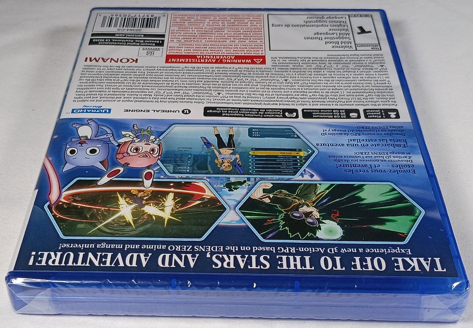 Edens Zero Day One Edition Sealed (Loose Disc) PS5 Game PlayStation 5 ESRB