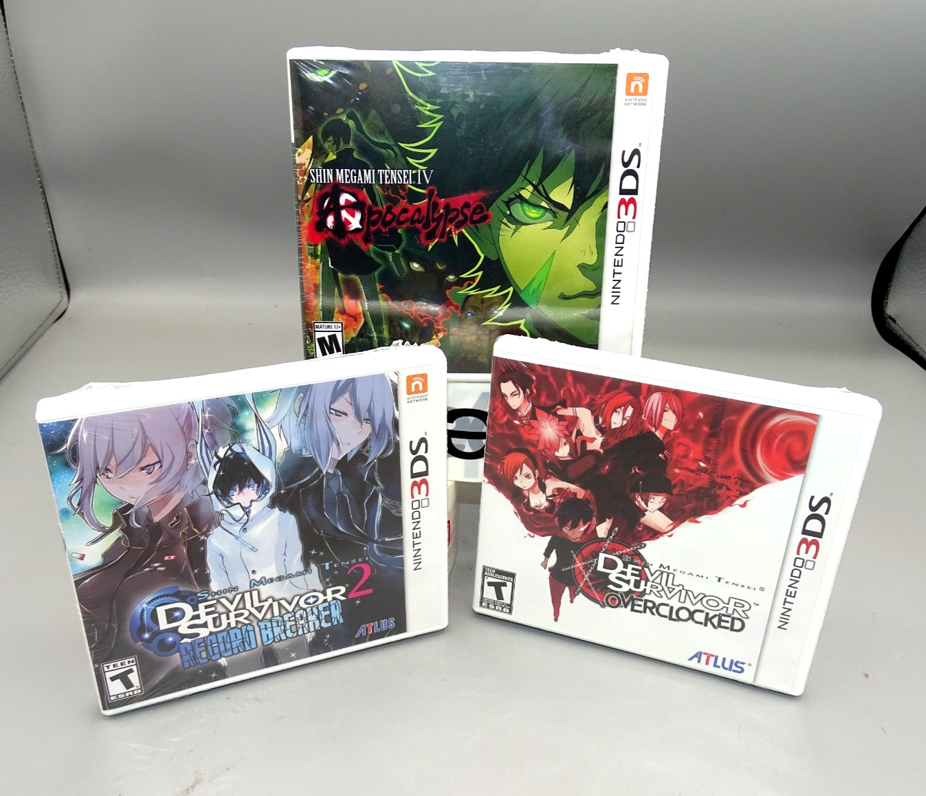 3-PACK 3DS Shin Megami Tensei OVERCLOCKED / RECORD BREAKER / APOCALYPSE *NEW*