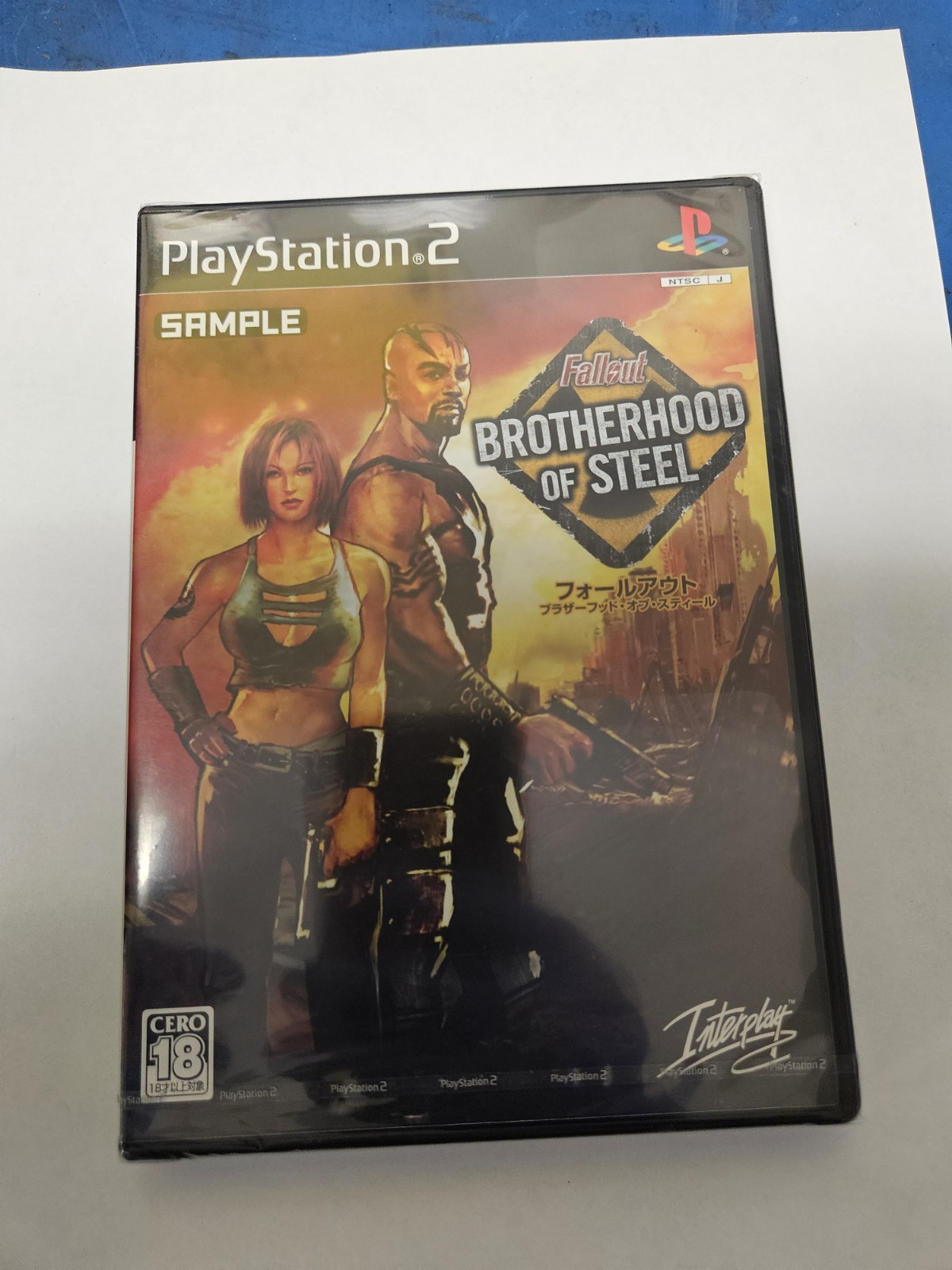 Fallout Brotherhood of Steel PlayStation 2 PS2 2004 NTSC J Rare Sony Sample New