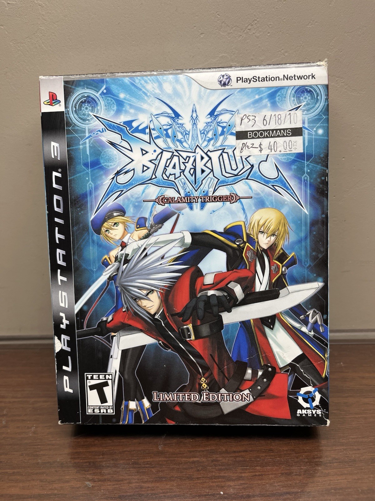 BlazBlue: Calamity Trigger Limited Edition (PS3) CIB Complete -Tested & Working-