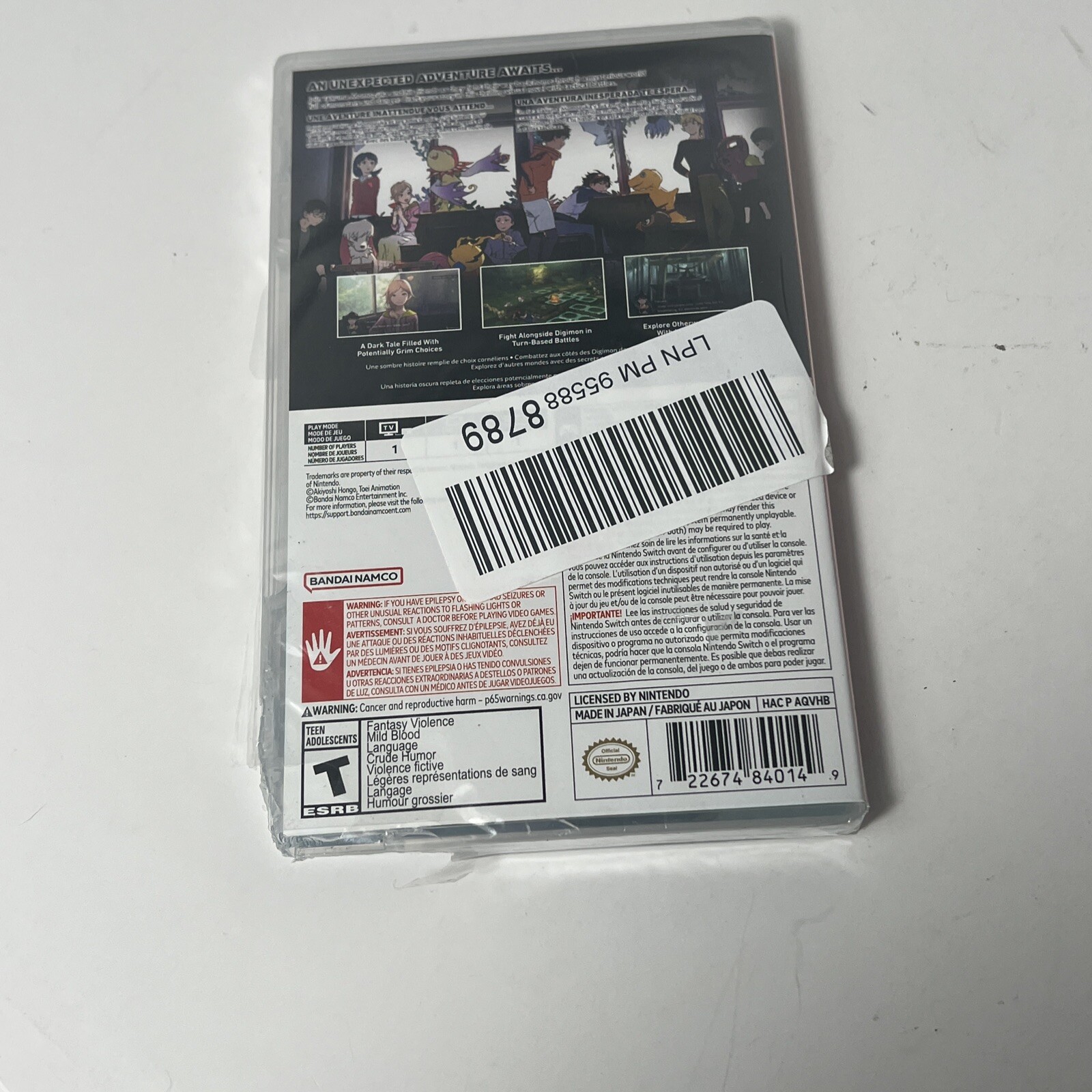 Digimon Survive (Nintendo Switch) New DAMAGED BOX AND SEALING