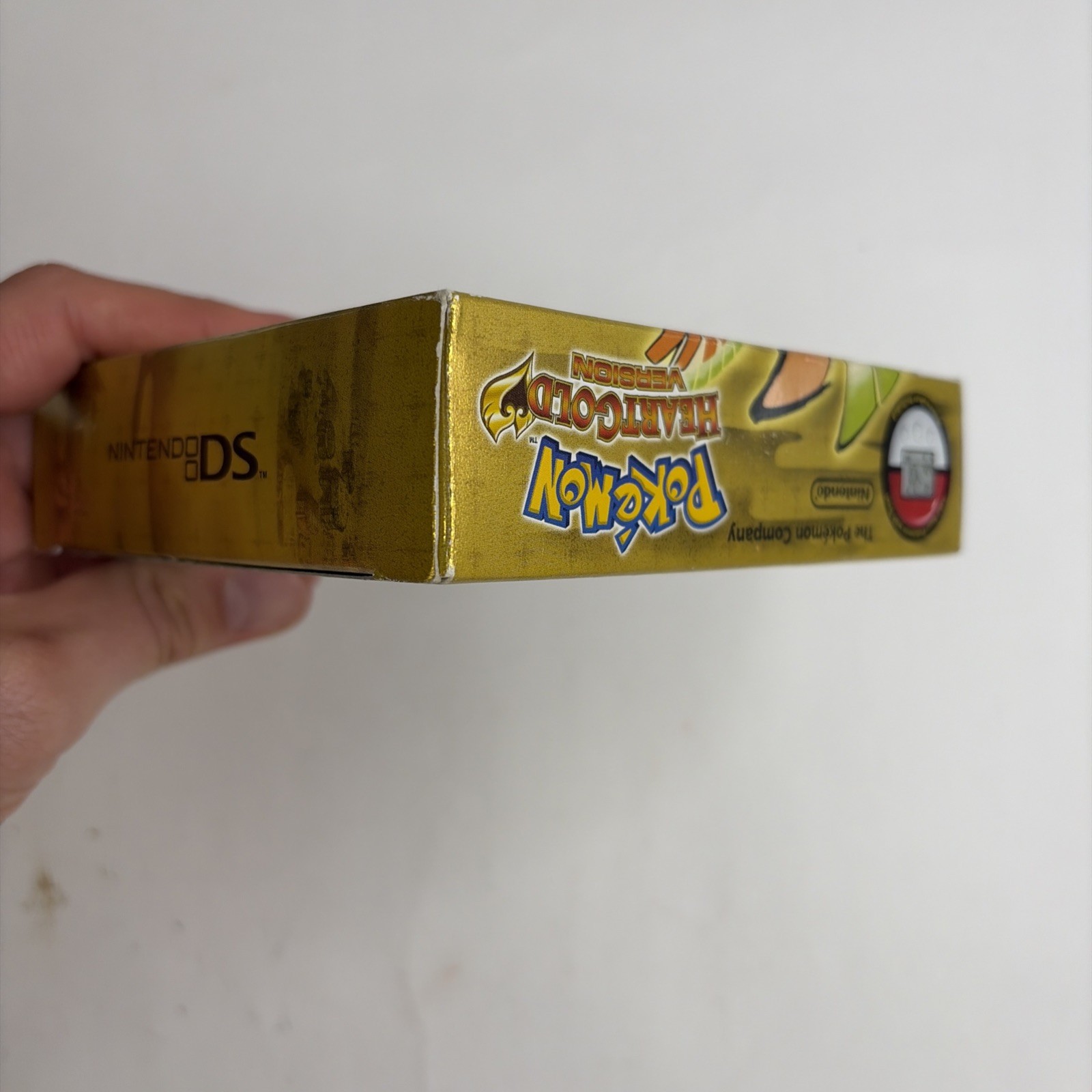 NICE Pokemon Heartgold Version DS Complete Big Box Pokewalker Authentic Tested!