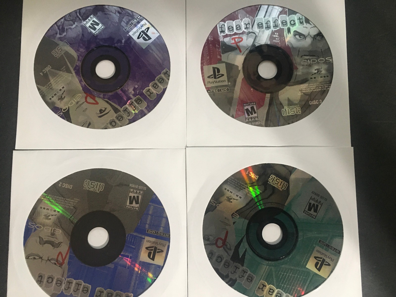 Fear Effect 4 Disc Only PS1