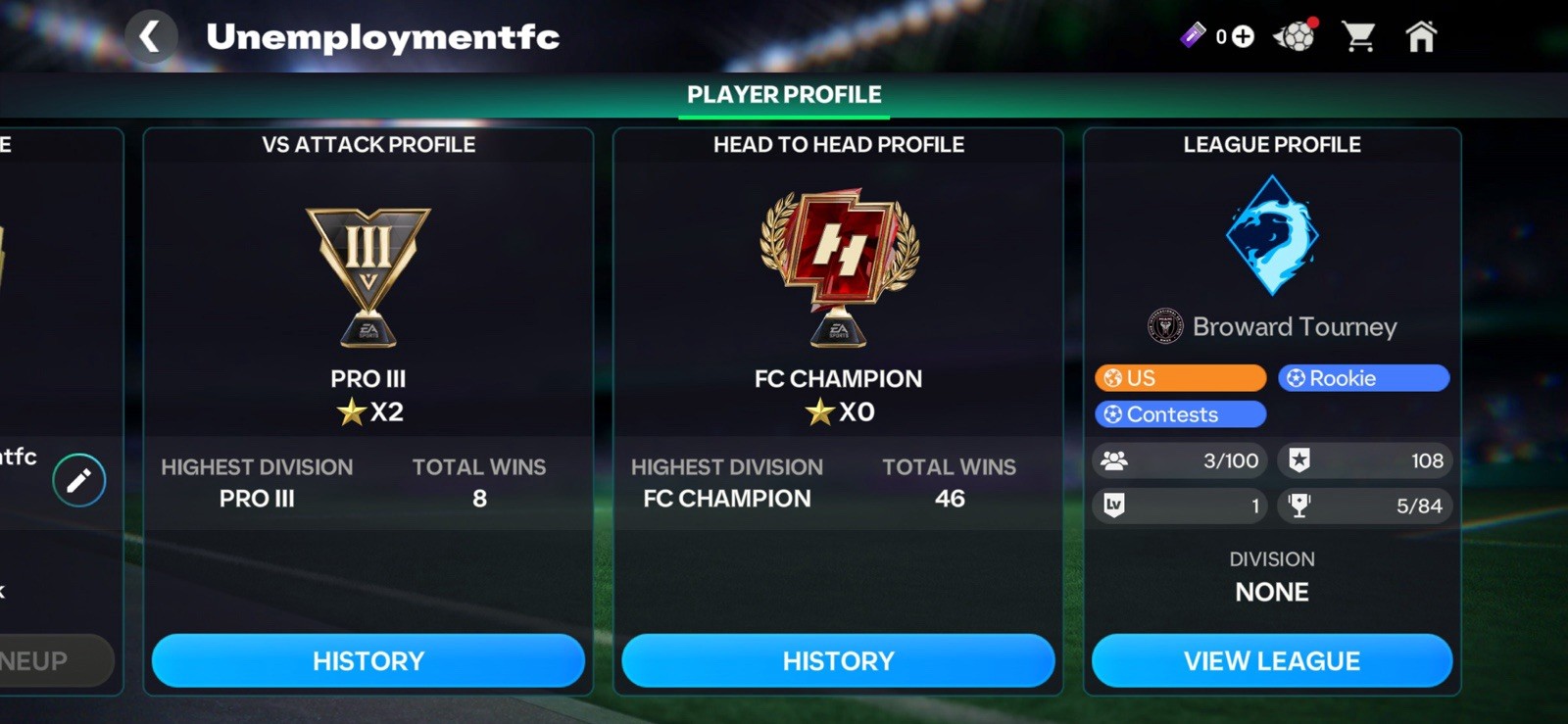 EA FC Mobile Player Profile OVR 117 4-3-3 Attack Pro III Android FIFA