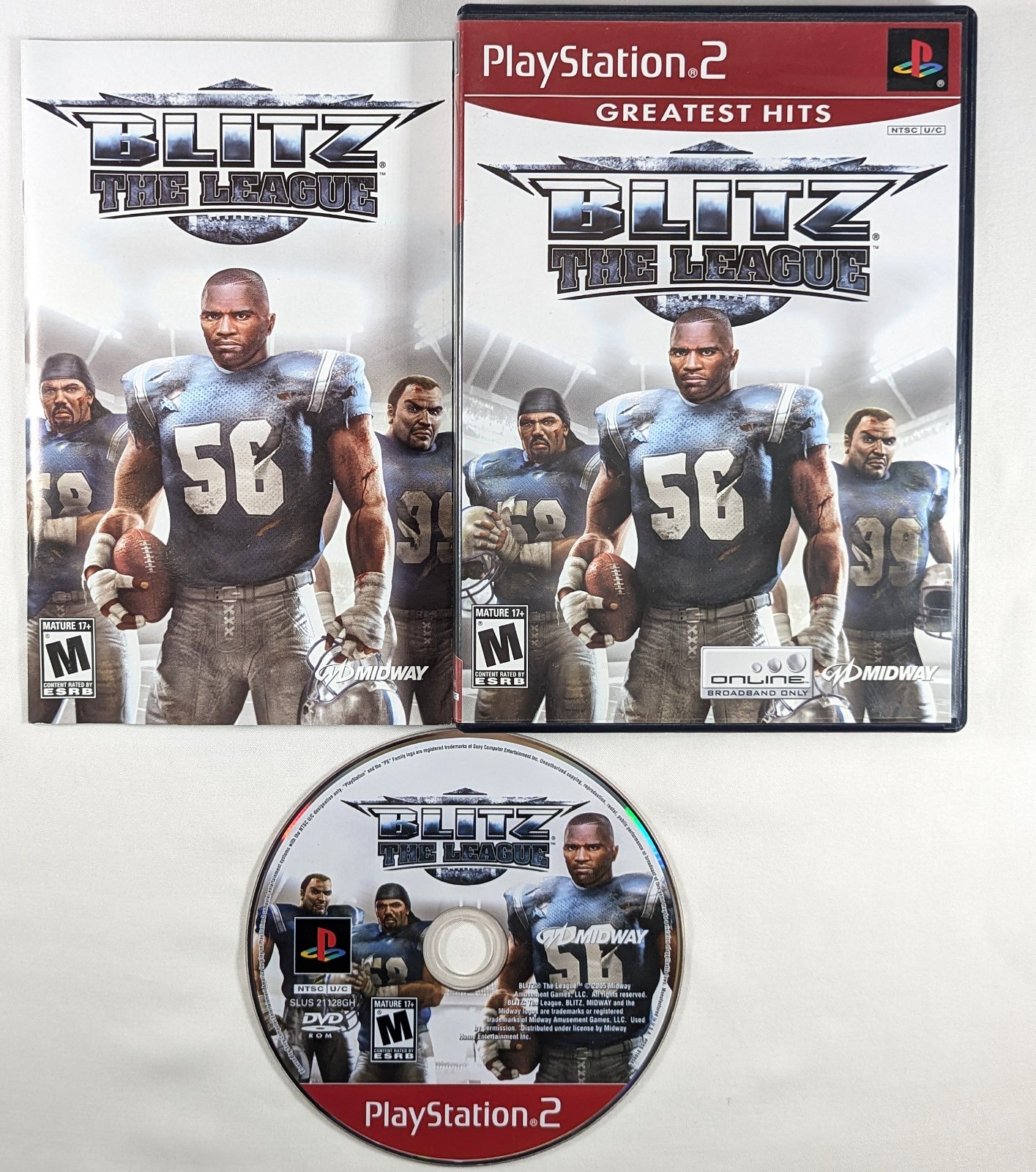 Blitz The League Greatest Hits PlayStation 2 with Manual TESTED football