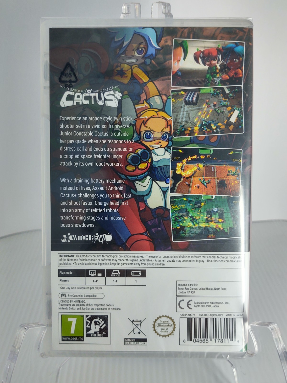 Assault Android Cactus+ – Nintendo – Switch; Super Rare Games – RG#28