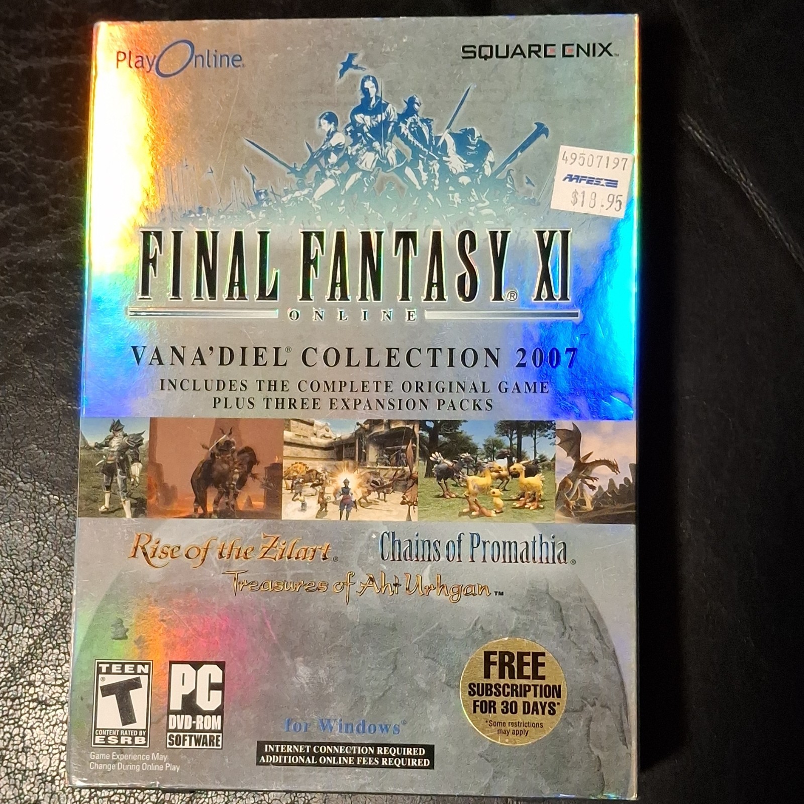 Square Enix Final Fantasy XI Online Vana’diel Collection 2007 PC Manual