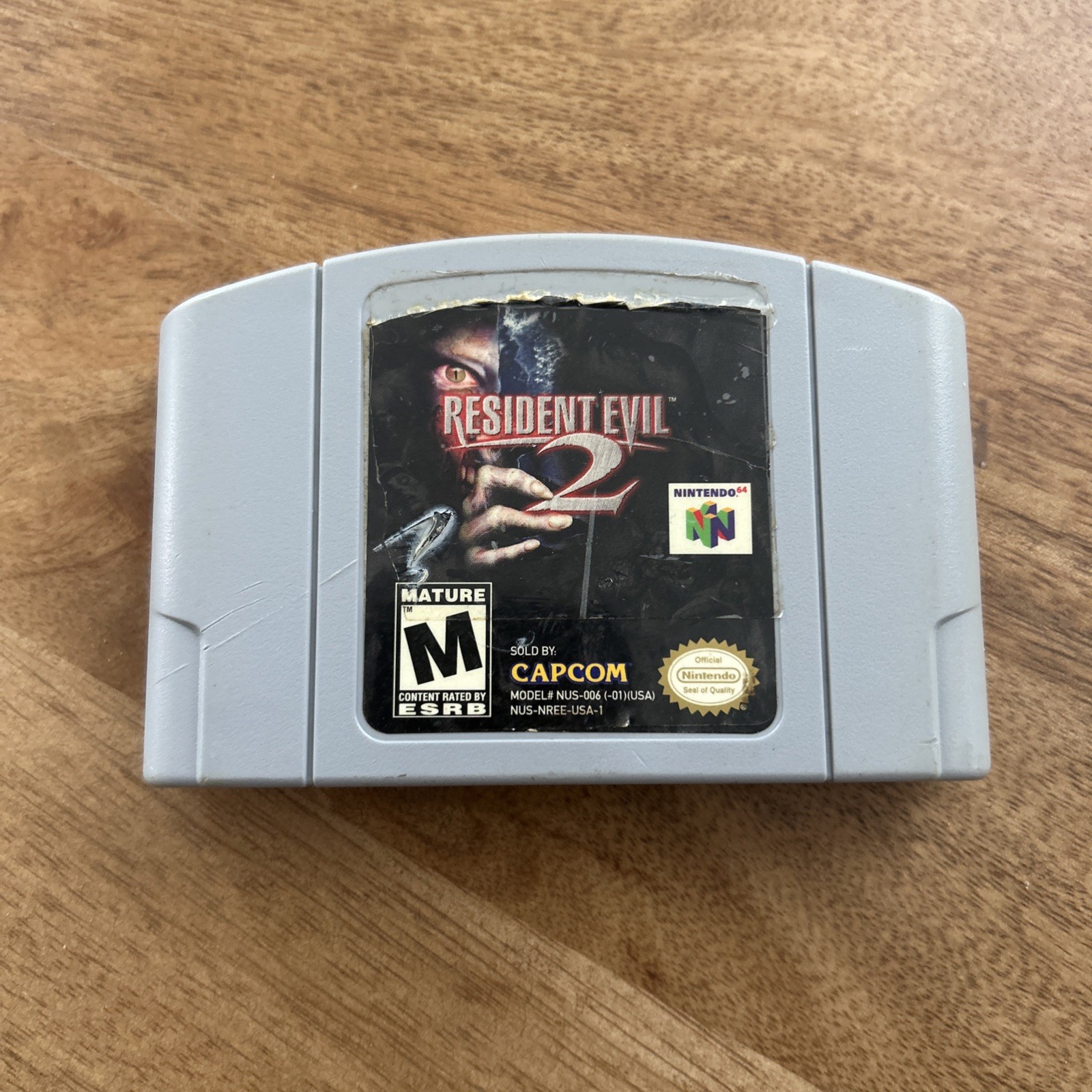 Resident Evil 2 (Nintendo 64, 1995) Authentic Cartridge Only, Working Great, VGC