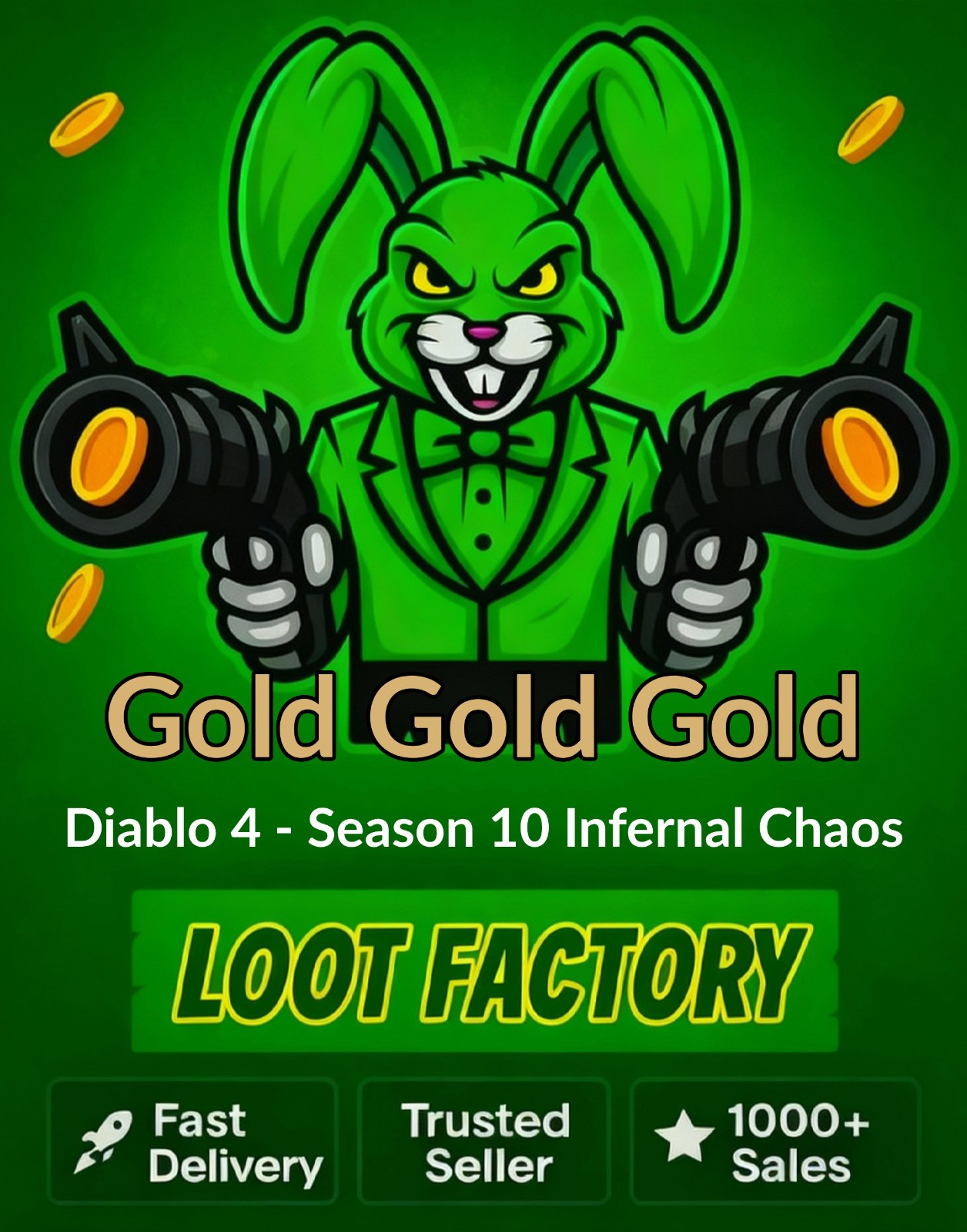 Diablo 4 Season 10 – GOLD GOLD GOLD – D4 Infernal Chaos Season SC Boost