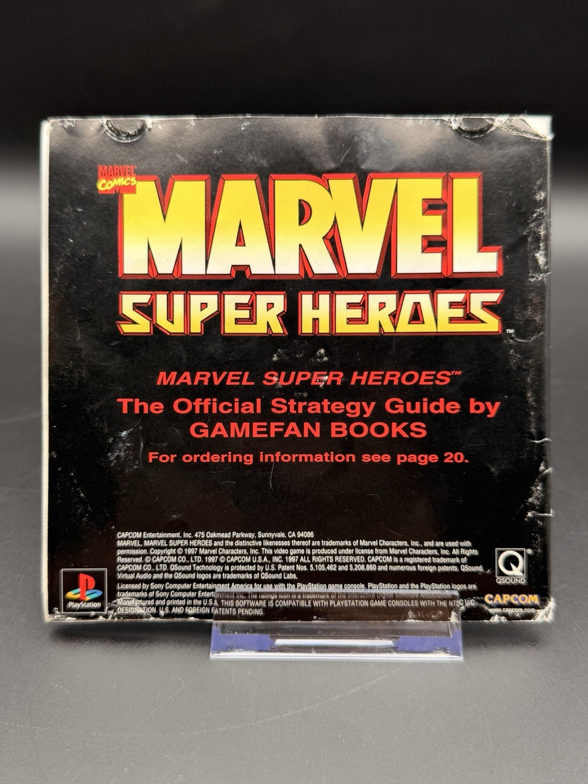 Marvel Super Heroes PS1 (Sony PlayStation 1, 1997) CIB COMPLETE & TESTED!⭐️⭐️⭐️