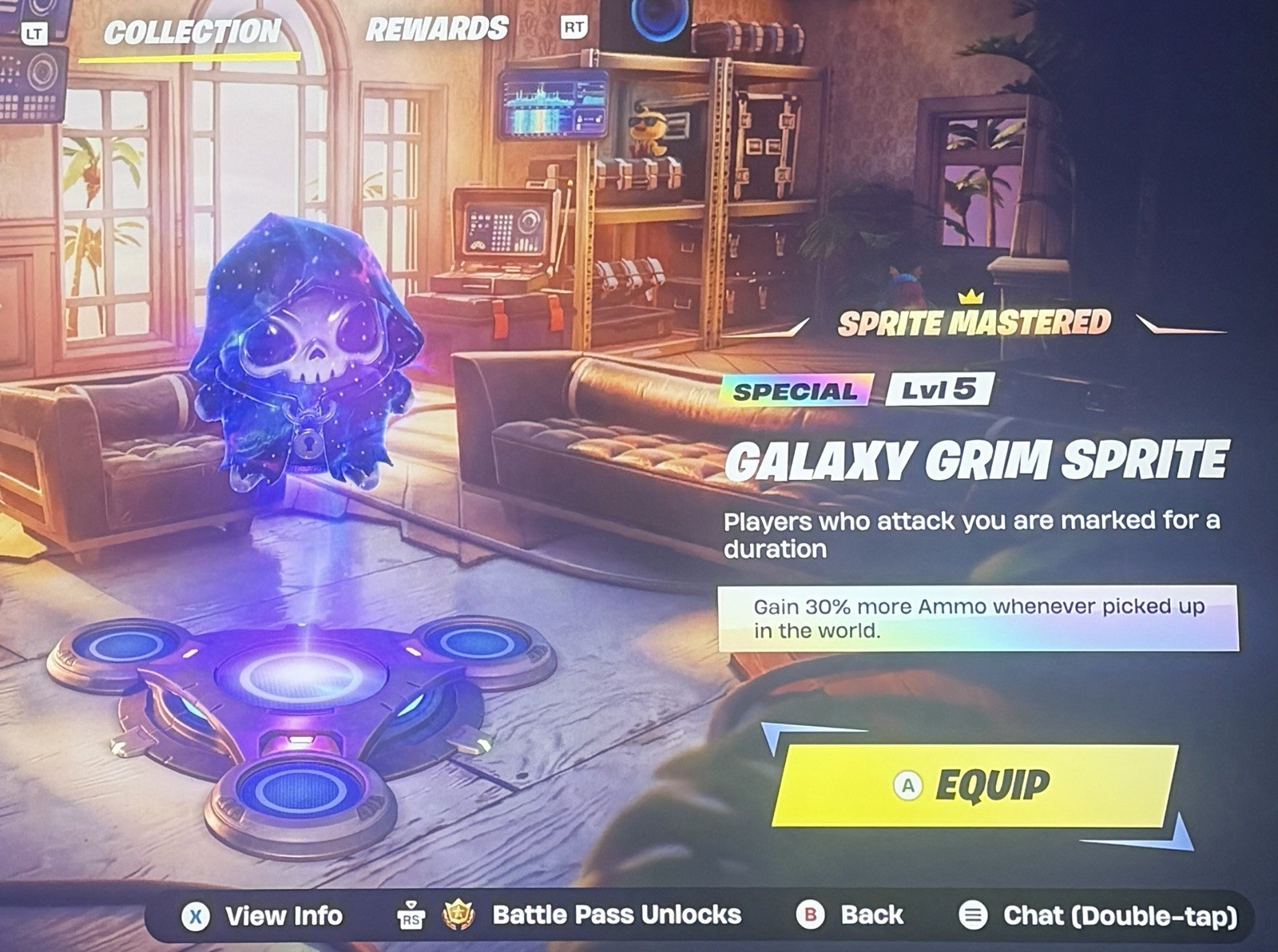 MASTERED GALAXY GRIM SPRITE IN GAME FORTNITE