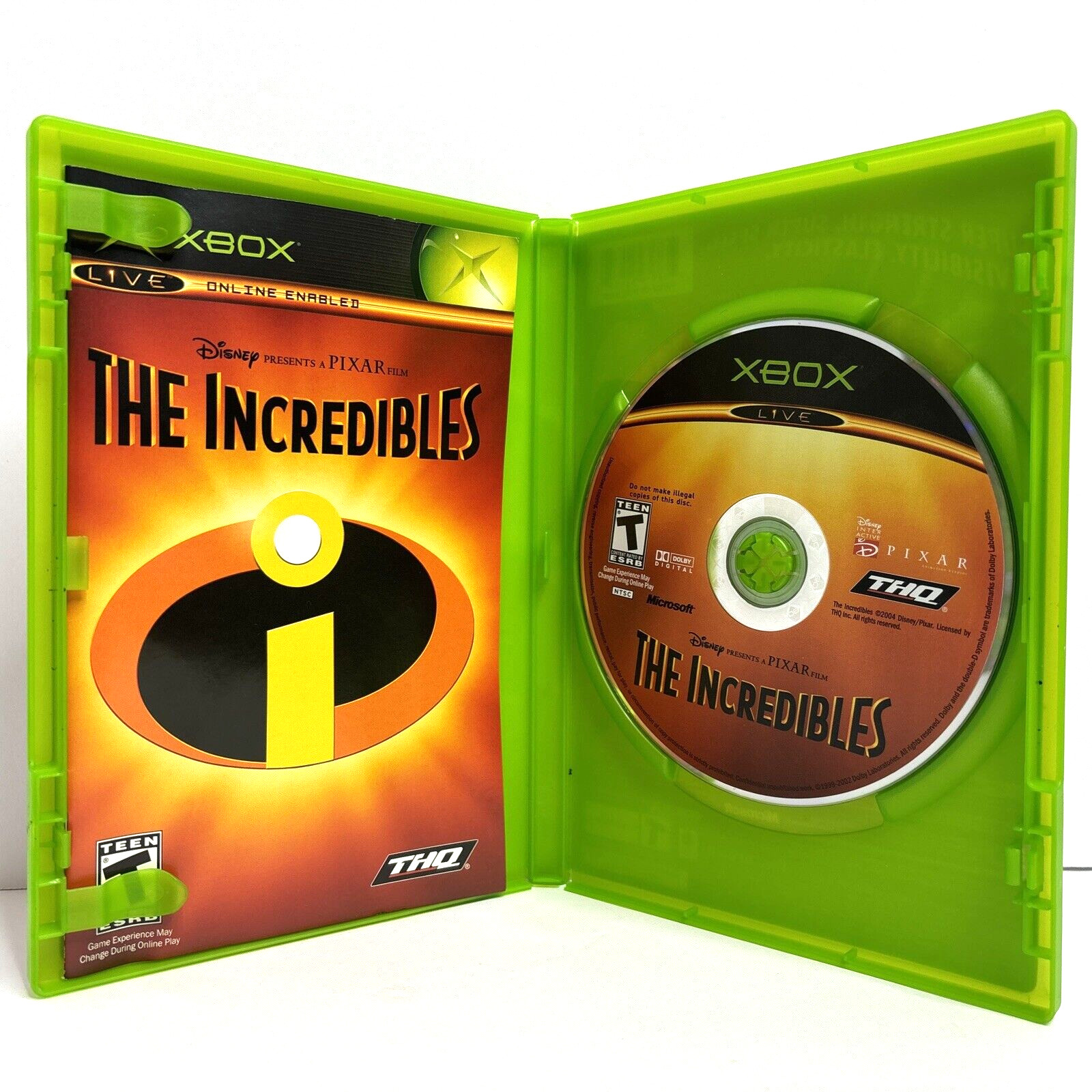 The Incredibles (Microsoft Xbox, 2004) Family Kids game – Complete w/Manual CIB