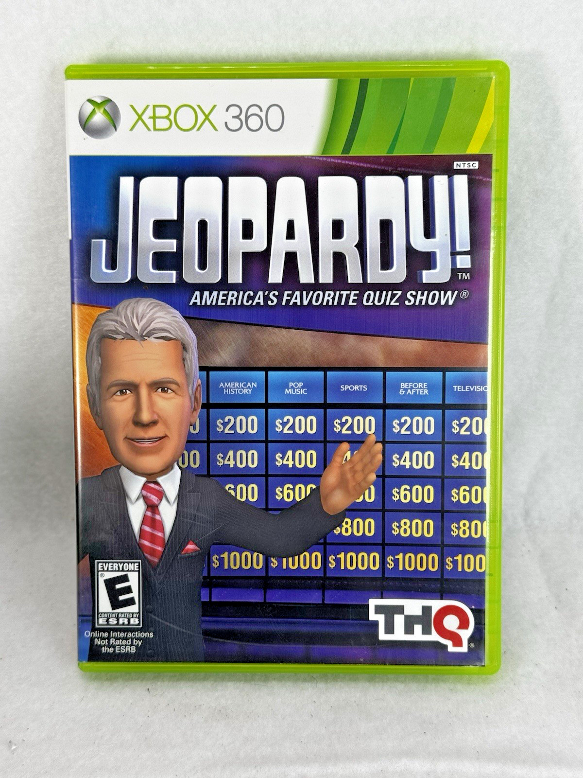 Jeopardy (Microsoft Xbox 360, 2012) CIB Complete