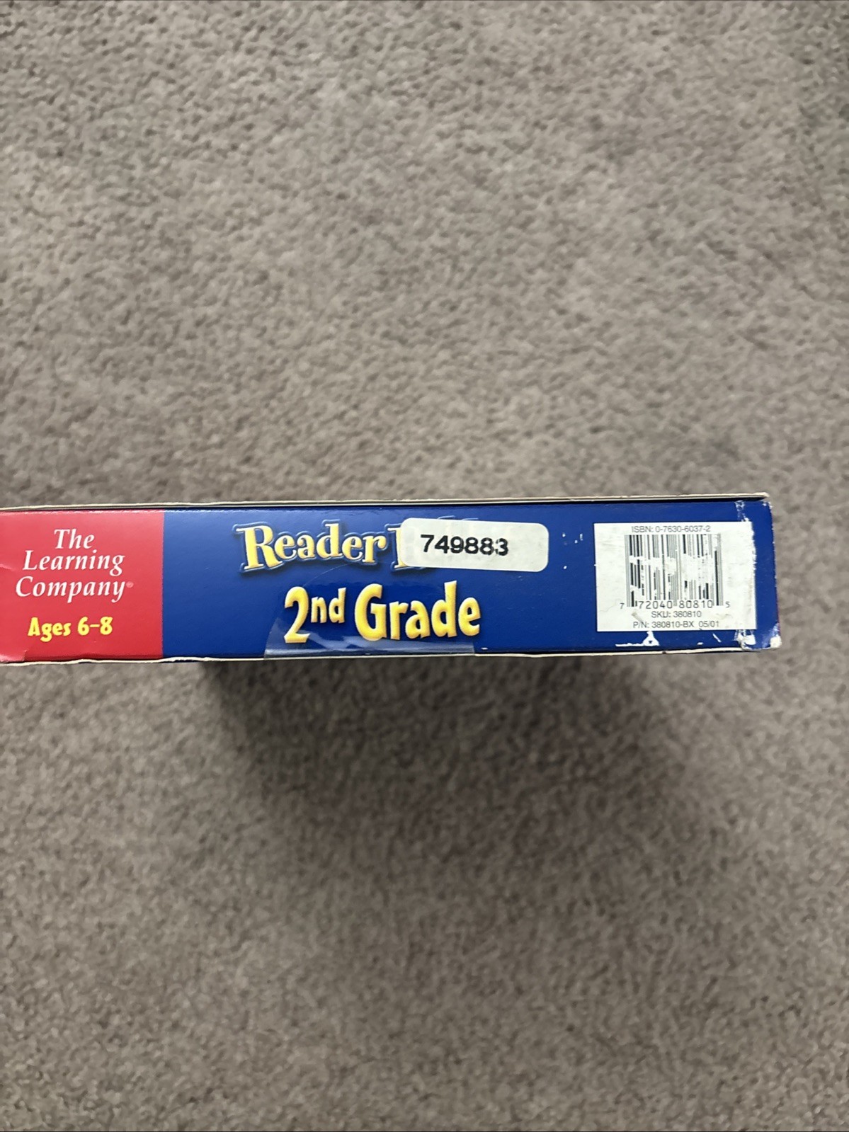 READER RABBIT: 2nd Grade (2001) Mis-cheese-ious Dreamship Advent Big Box Sealed