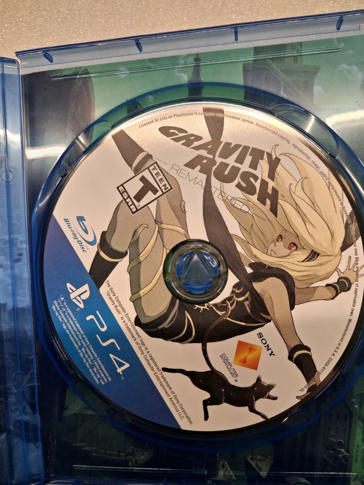Gravity Rush Remastered (Sony PlayStation 4, 2016) USA Version Tested LikNew