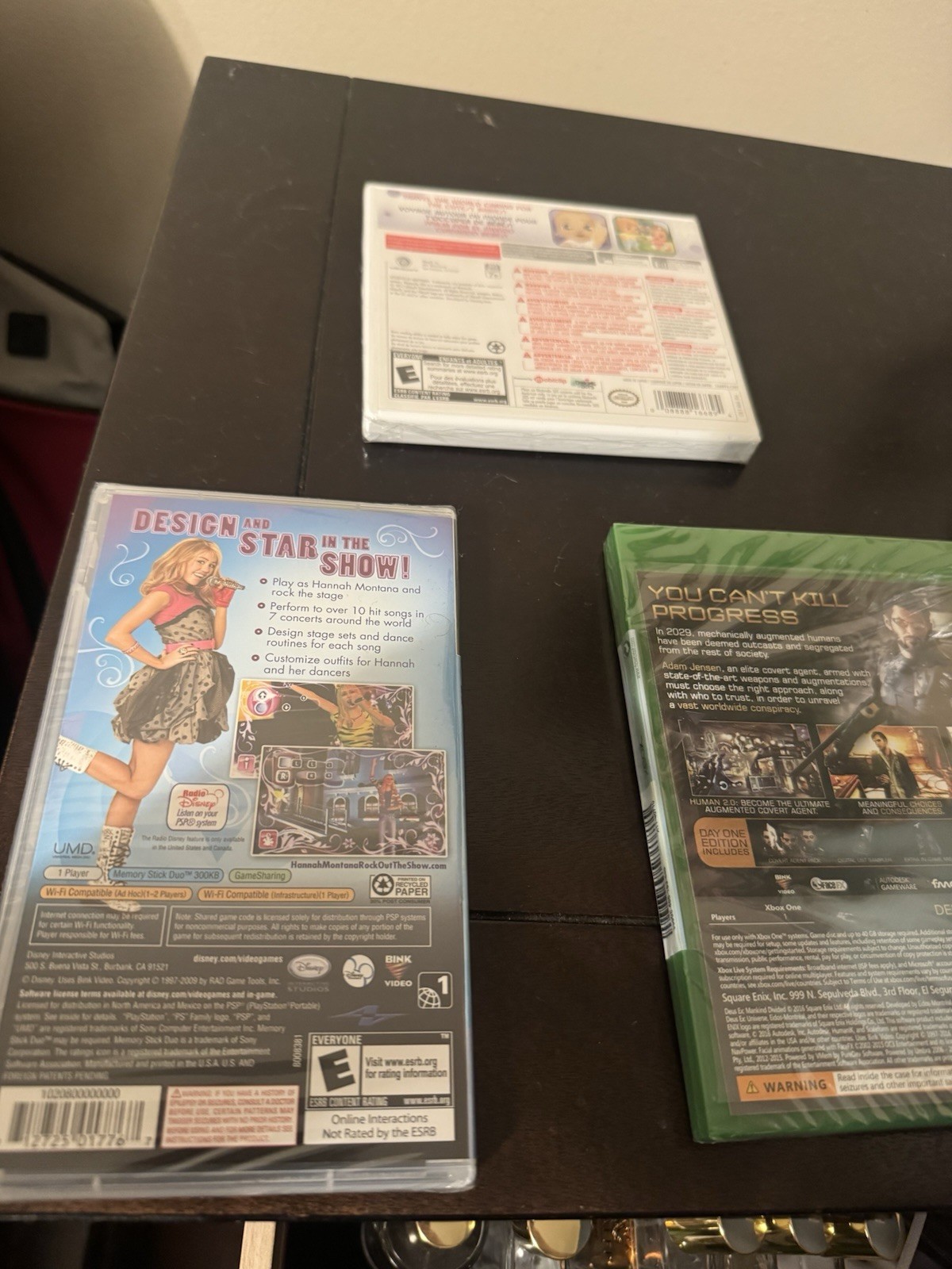 Imagine Babyz + Hannah Montana PSP + Deus Ex Xbox One Game Bundle Lot BRAND NEW!