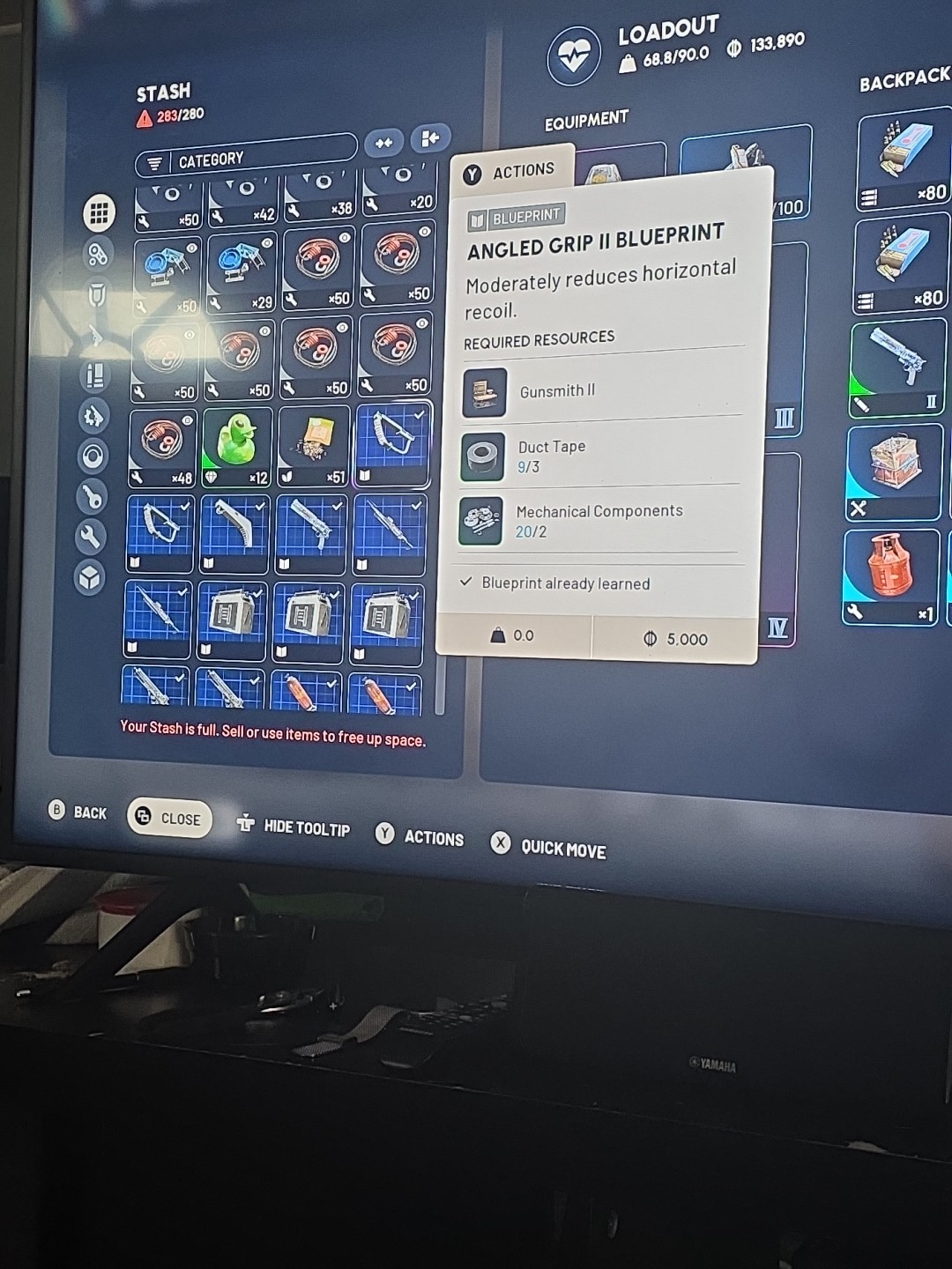 Angled Grip II Blueprint Arc Raiders Digital Item