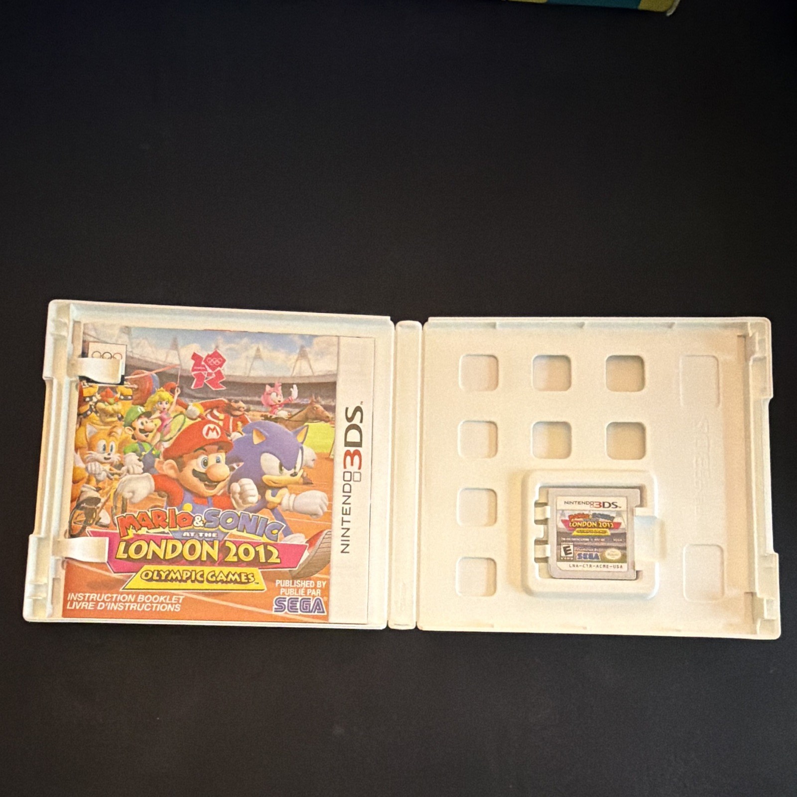 SEGA Mario & Sonic at the London 2012 Olympic Games 3DS Manual NTSC-U/C