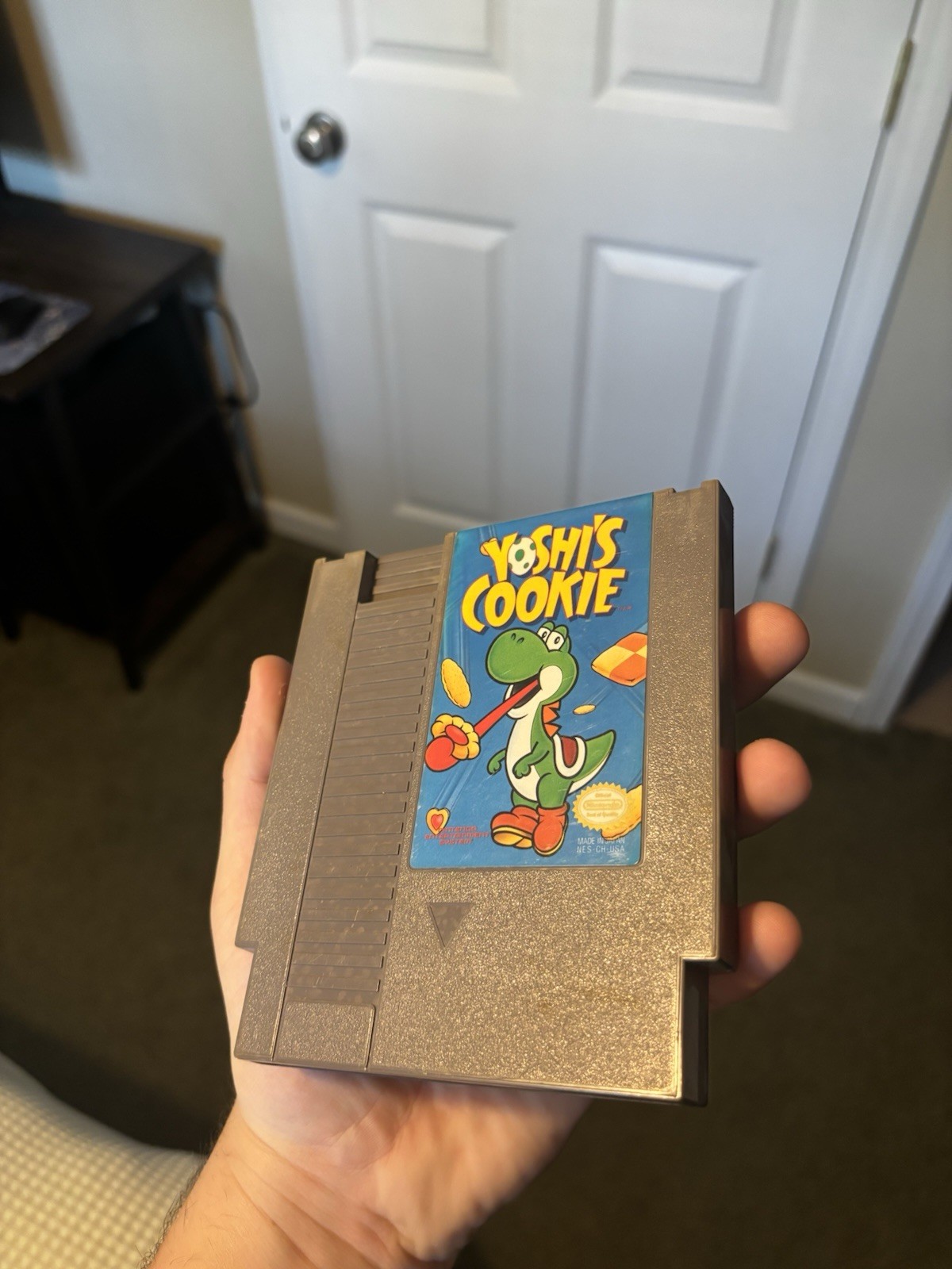 Yoshi’s Cookie Nintendo Nes Complete CIB Excellent Condition Authentic