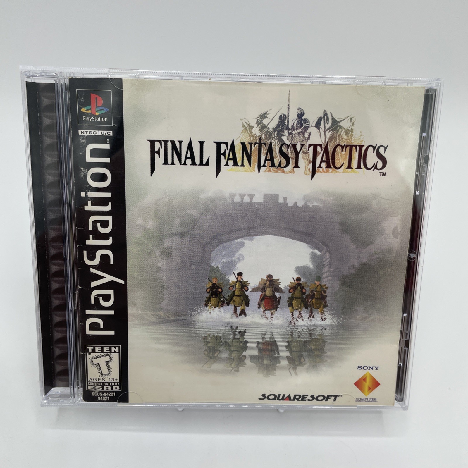 Final Fantasy Tactics PS1 PlayStation 1 Complete CIB Black Label VG