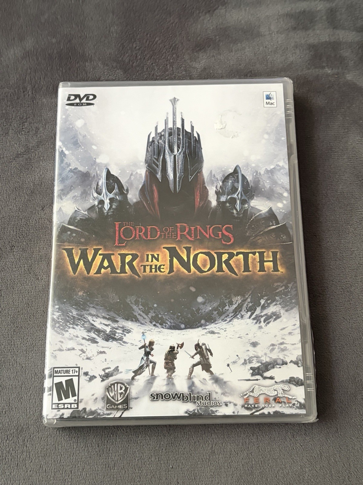 Lord of the Rings: War in the North MAC OS GAME DVD Brand New Sealed RARE