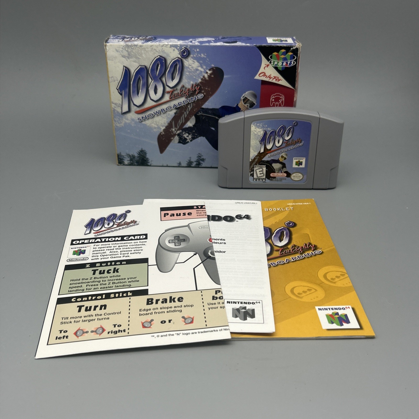 1080 Snowboarding Nintendo 64 N64 CIB Complete *TESTED* Authentic