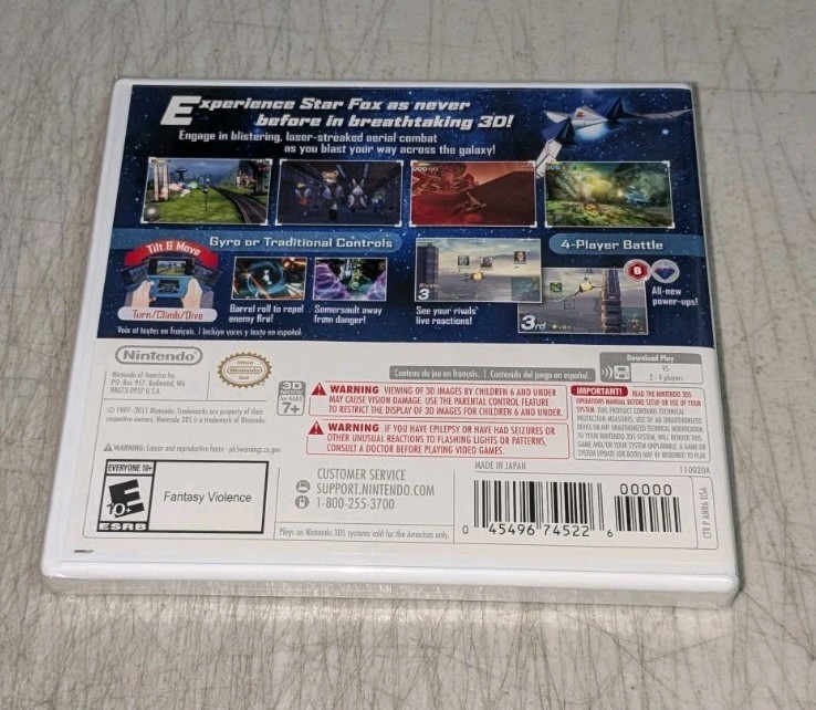 Star Fox 64 3D (Nintendo Selects) 3DS Brand New Factory Sealed