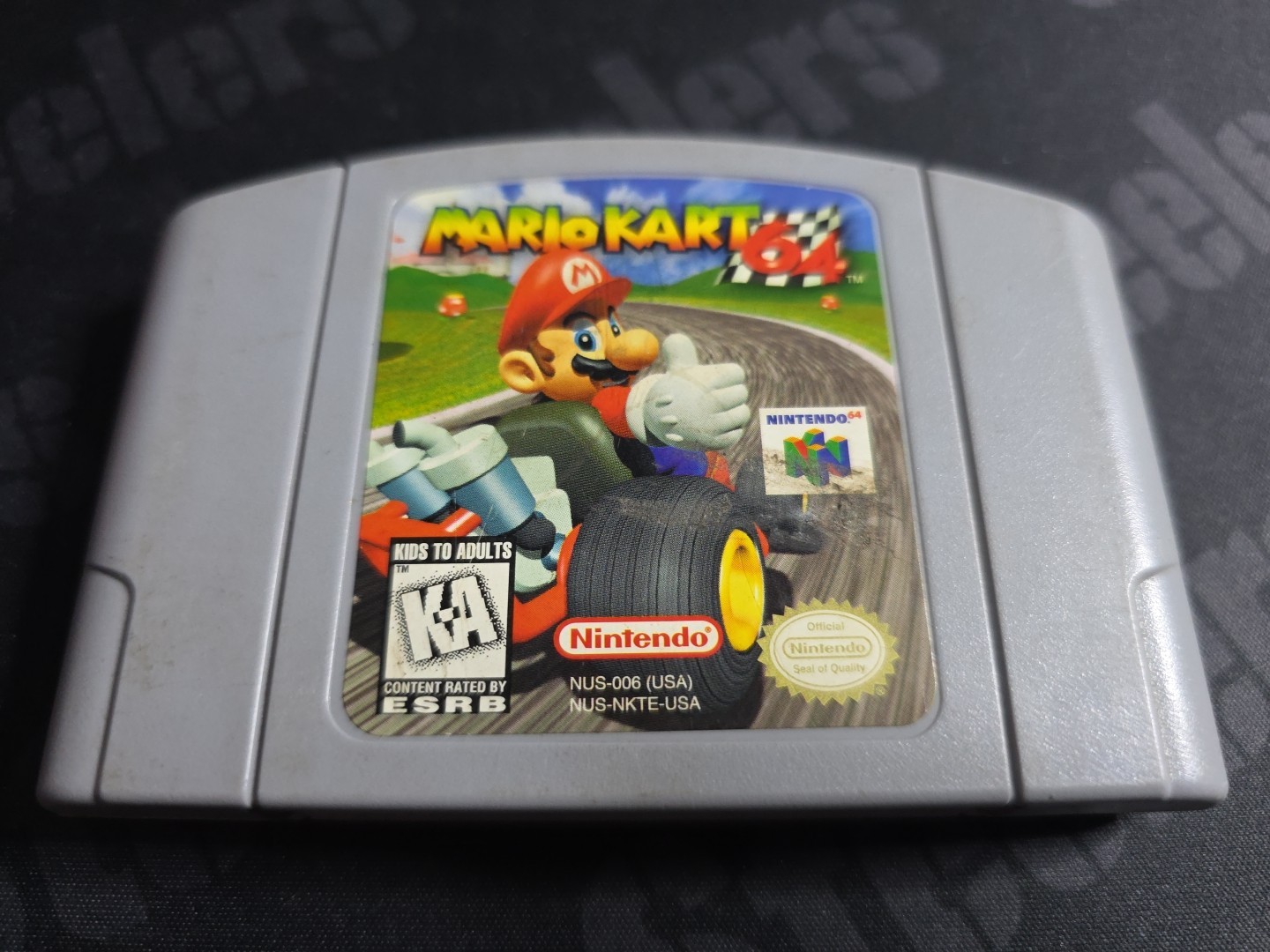 Mario Kart 64 N64 Nintendo 1996 Authentic Original Tested Video Game Tested