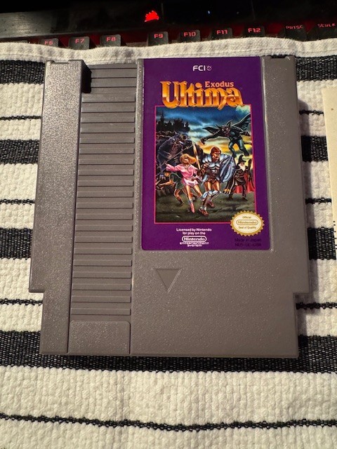 Ultima: Exodus NES – Complete – Tested – Original – All Inserts