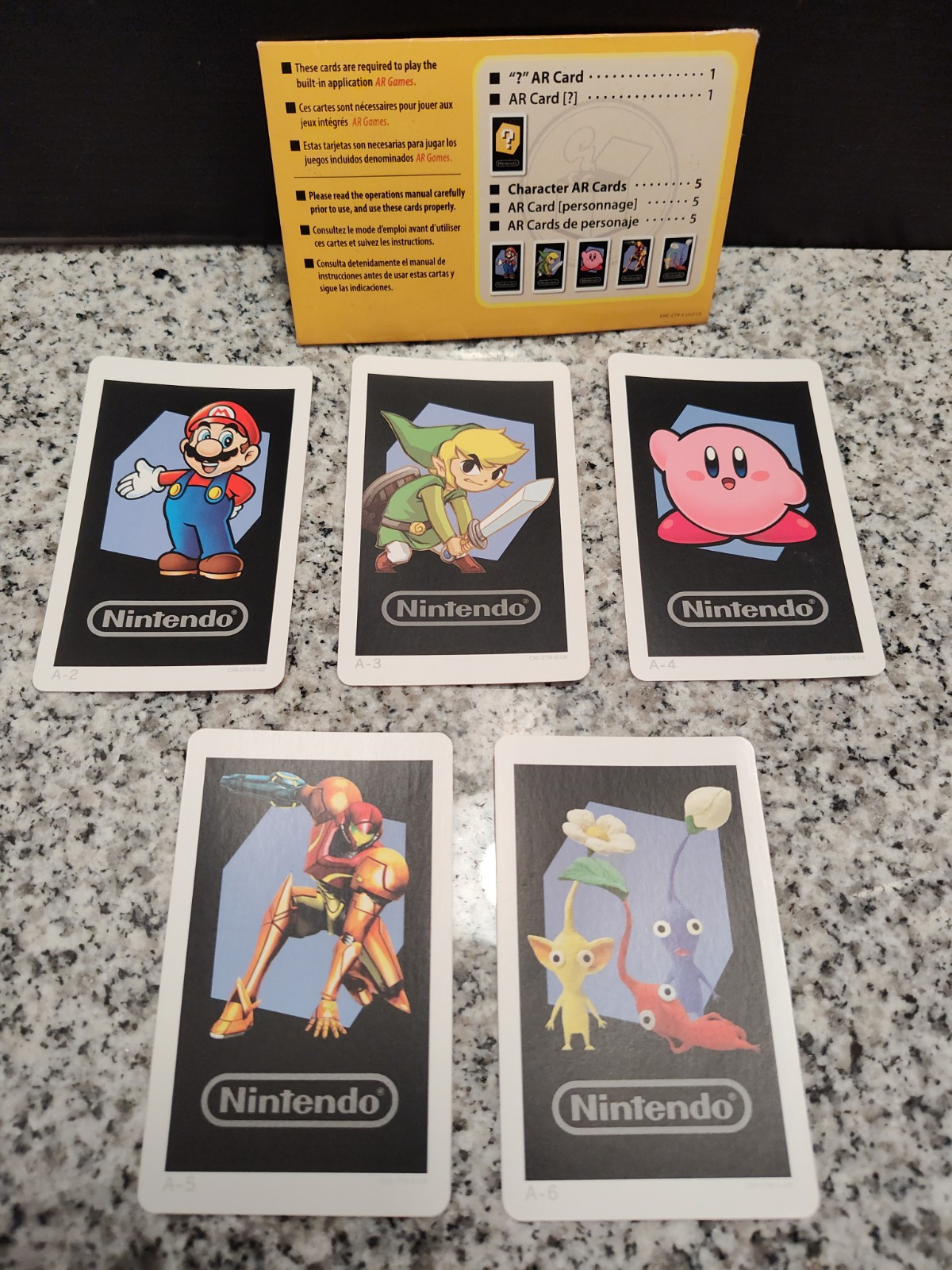 Nintendo AR Games AR Card (5 cards)