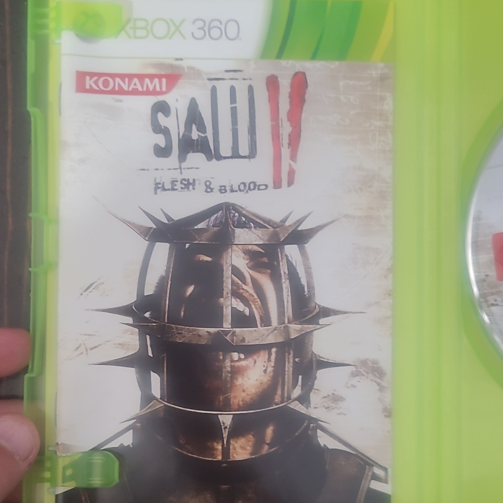Konami Saw II: Flesh & Blood PAL Manual Included 18 2010 Xbox 360