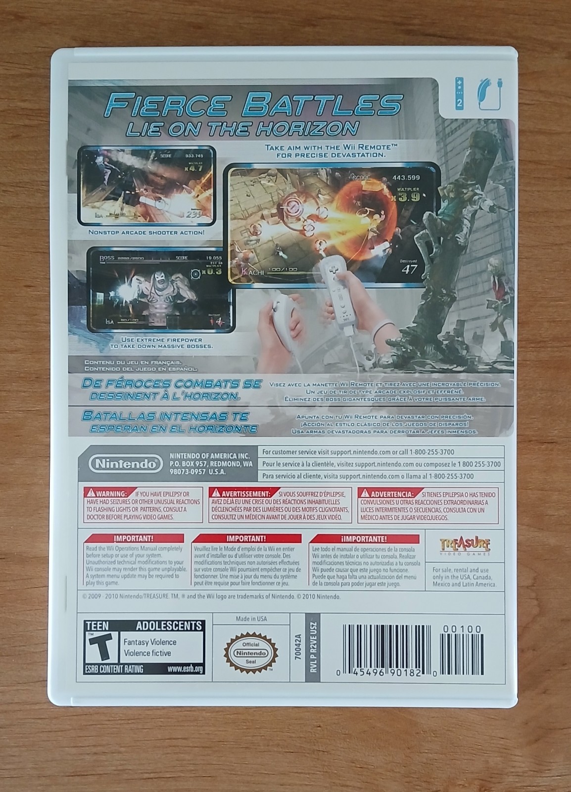 Nintendo Sin & Punishment: Star Successor Wii Game, Manual Included (TESTED)
