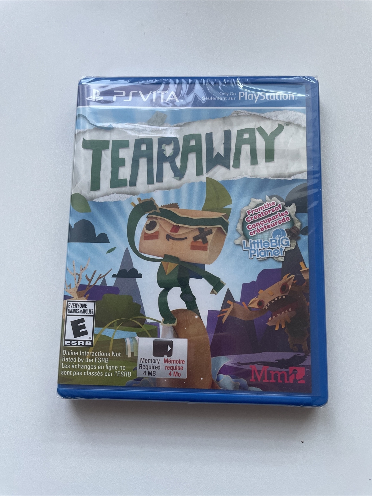 Tearaway (Sony PlayStation Vita, 2013) Brand New Factory Sealed