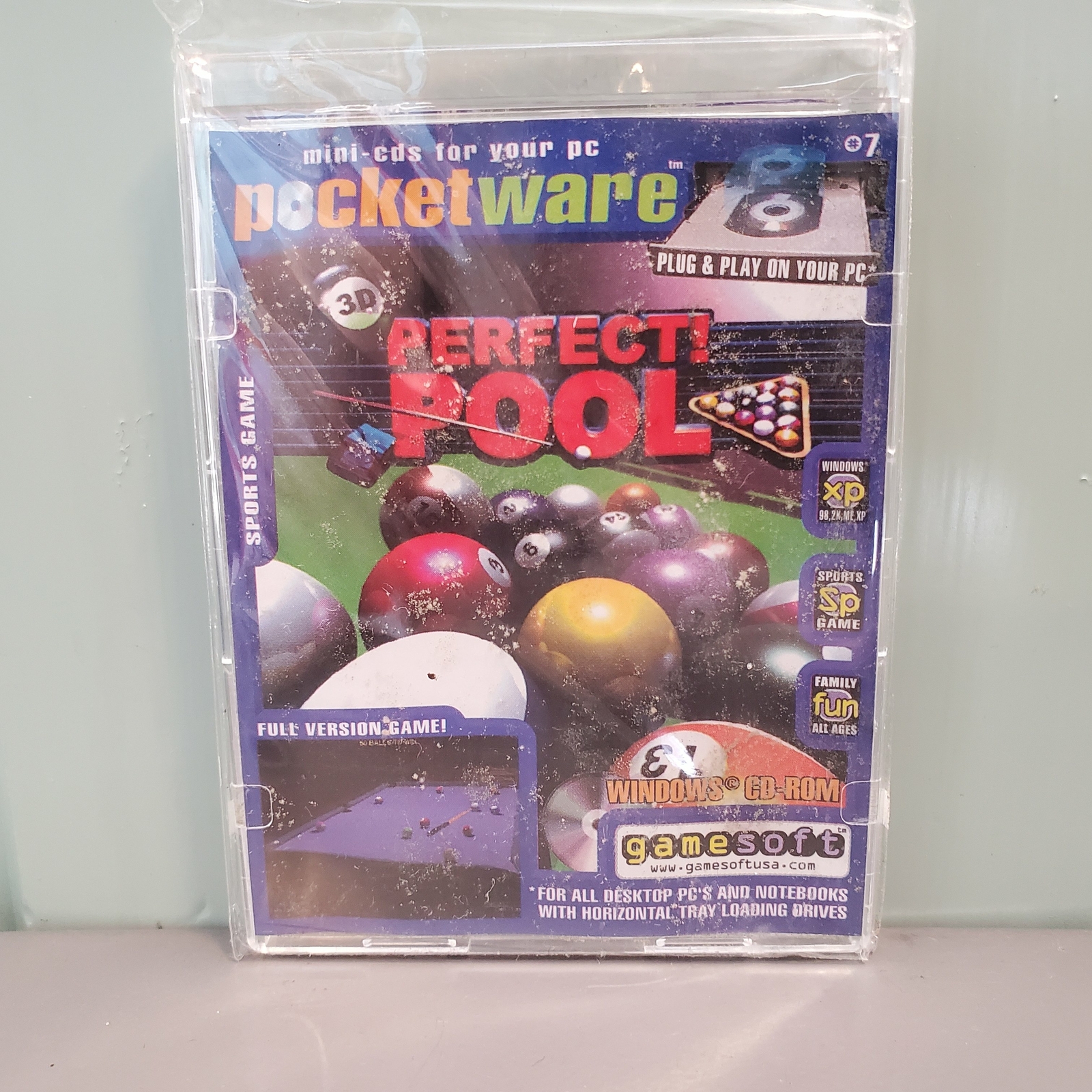 Perfect! Pool – Pocketware Mini-CDs For Your PC Computer Game (Windows) – NEW
