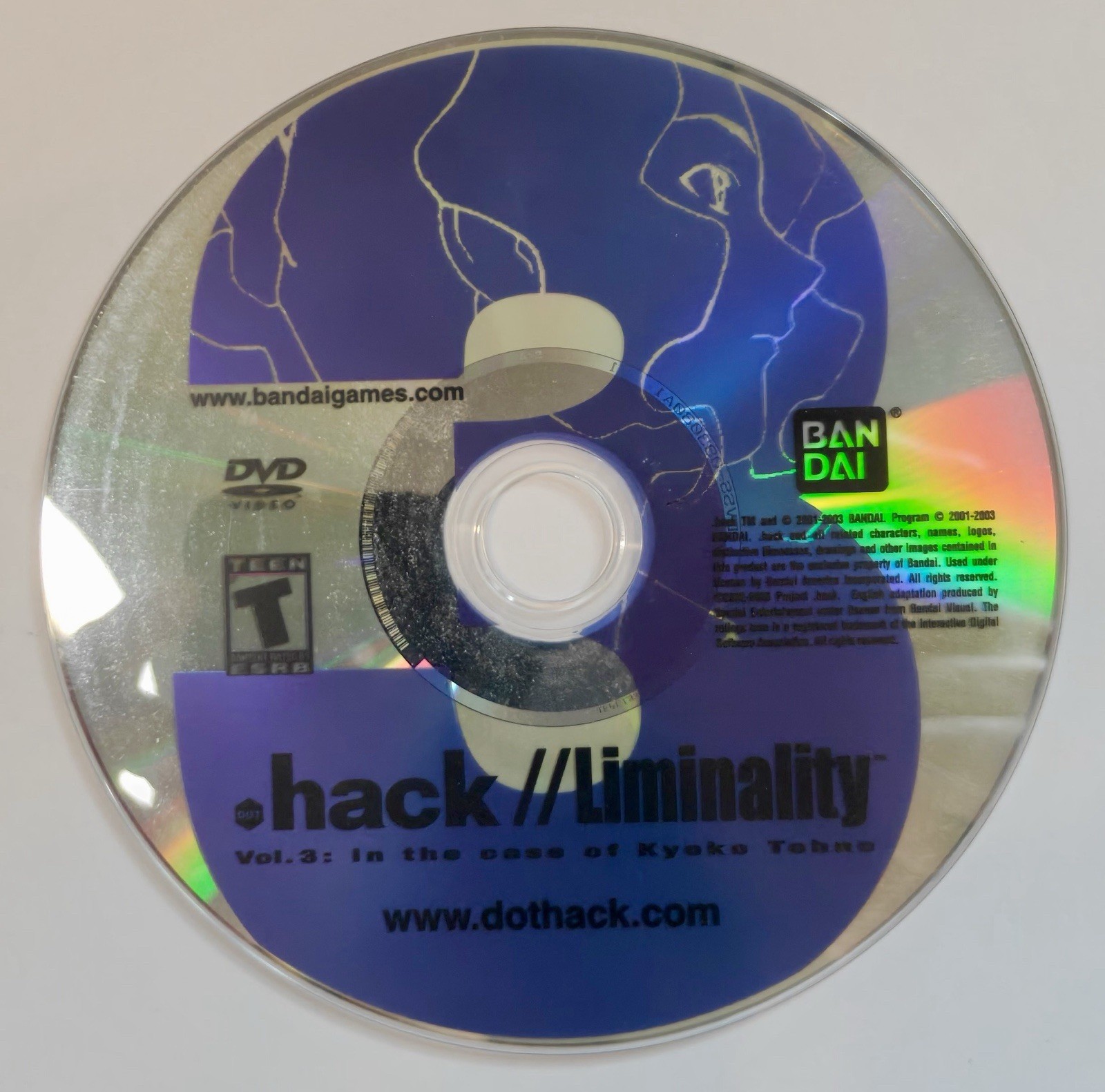 .hack Vol 1 2 3 PS2 Complete CIB – Infection Mutation Outbreak + Liminality DVDs
