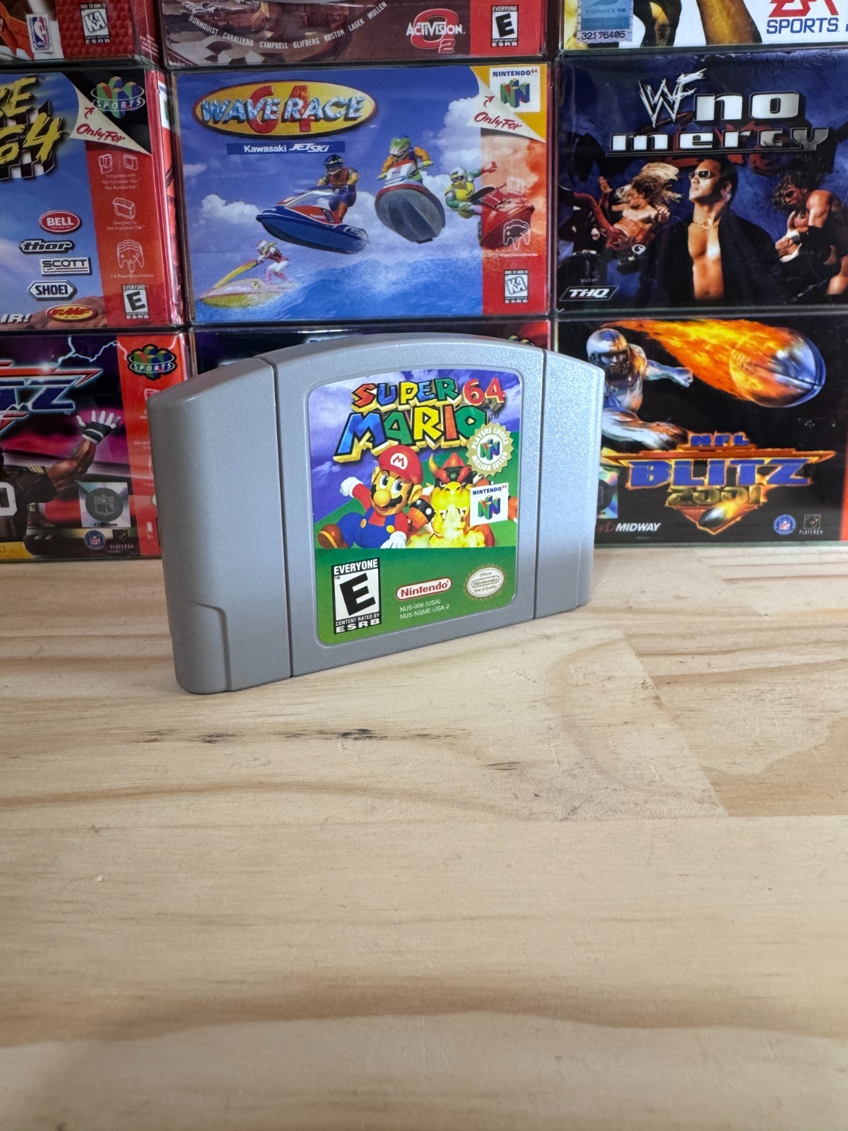 Authentic Super Mario 64 Nintendo 64 Cartridge (with custom box).