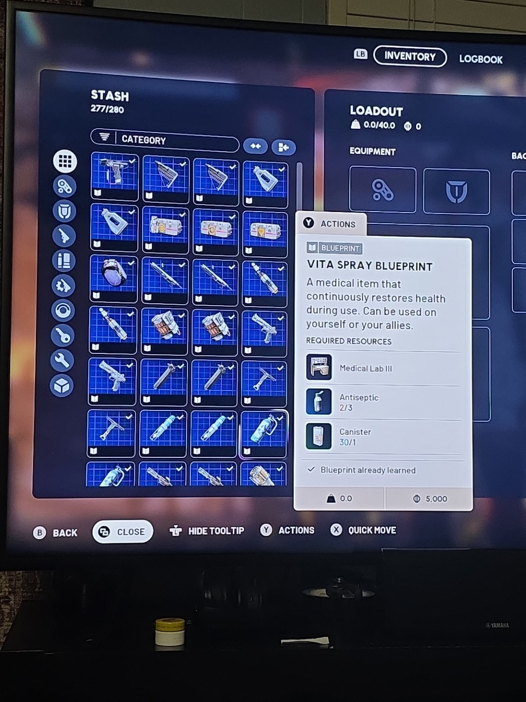 Arc Raiders Vita Spray Blueprint In Game Digital Item BP Goop