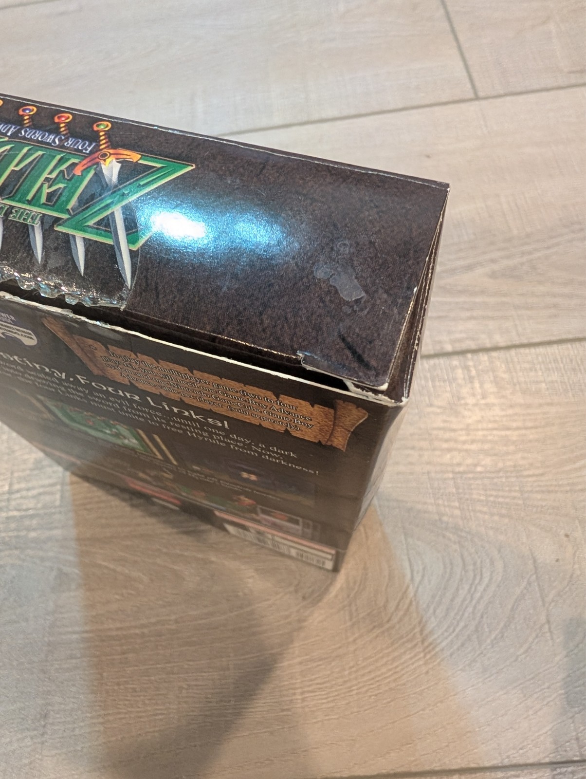 The Legend of Zelda: Four Swords Adventures (GameCube, 2004) Big Box