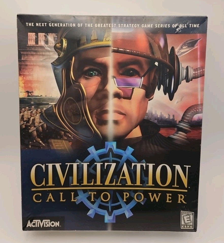 Civilization: Call To Power, 1999, Box New & Sealed Activision Strategy Game