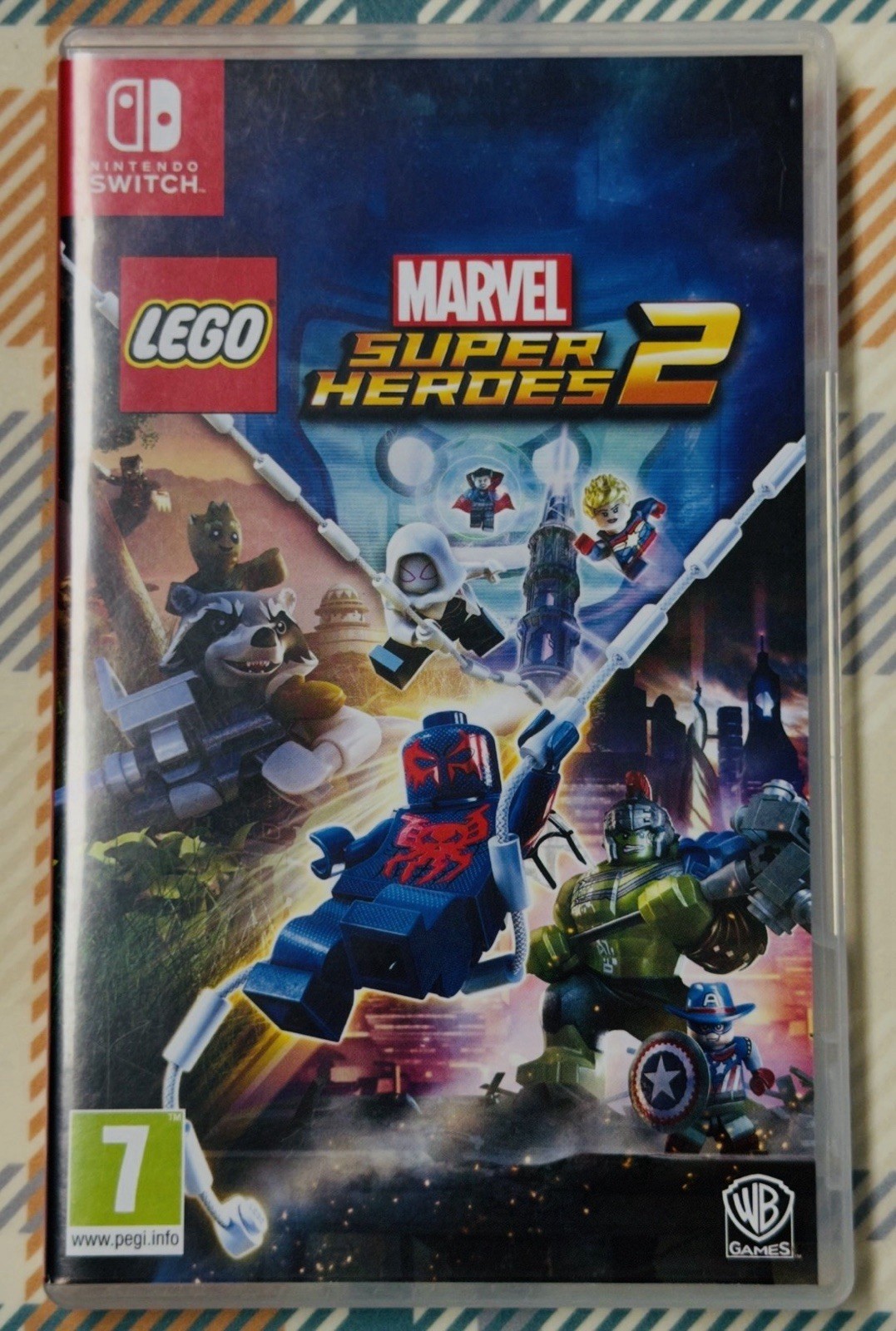 Marvel Super Heroes 2 Nintendo Switch Tested/Works Complete Fast Shipping F467