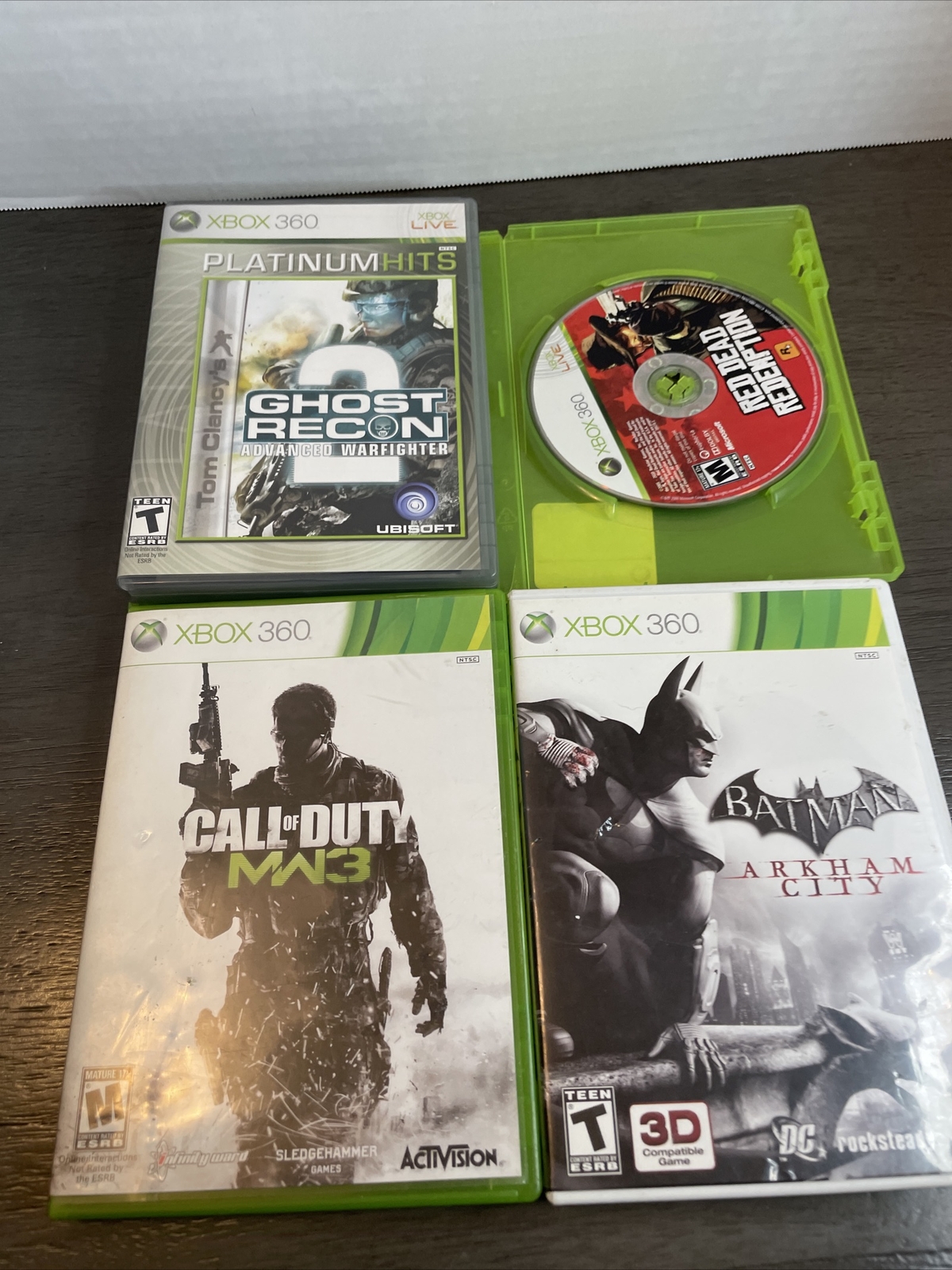 xbox 360 game Bundle Of 4 Action Pack All Working